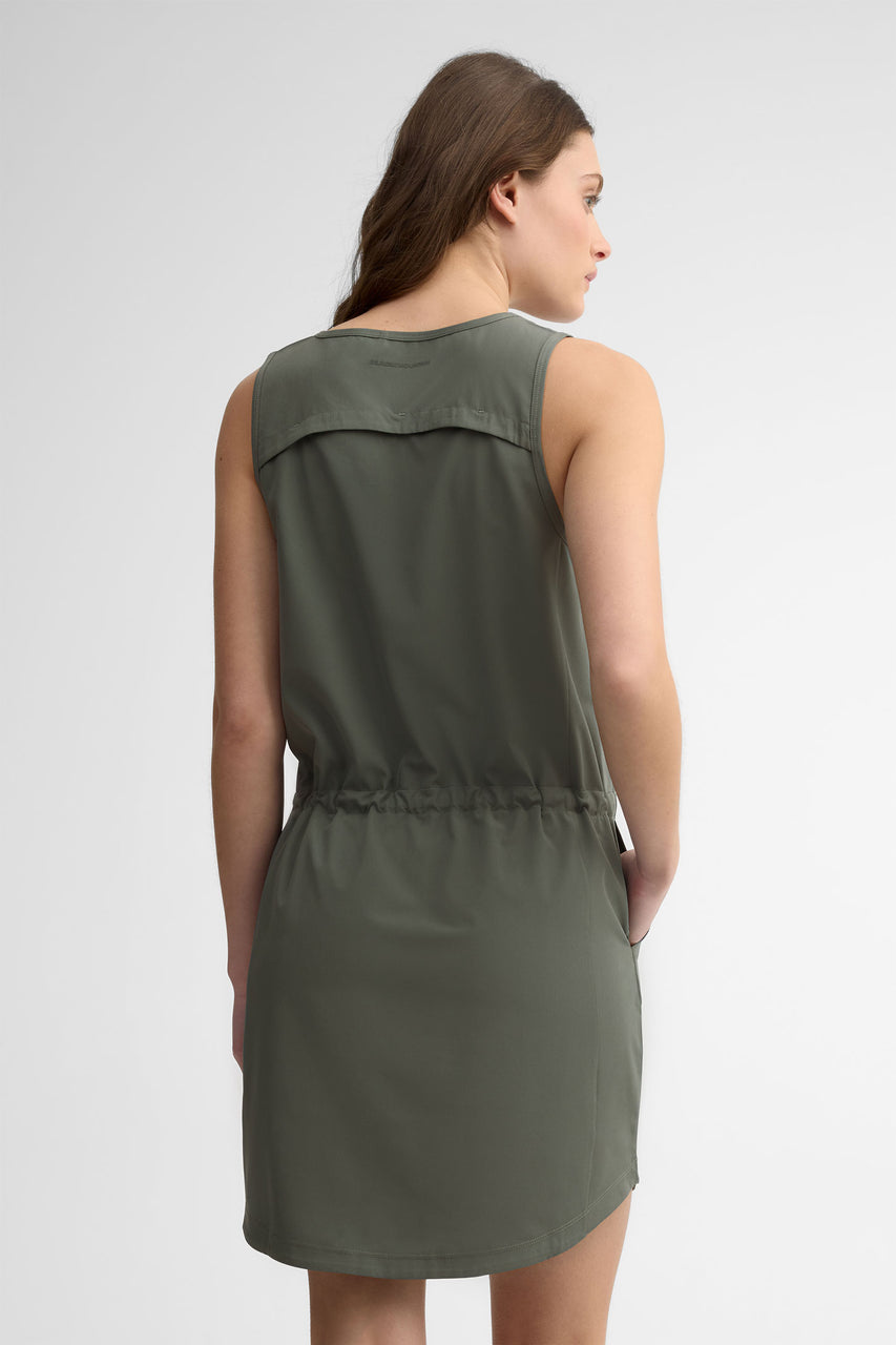 Robe courte semi-ajustée BM - Femme && VERT