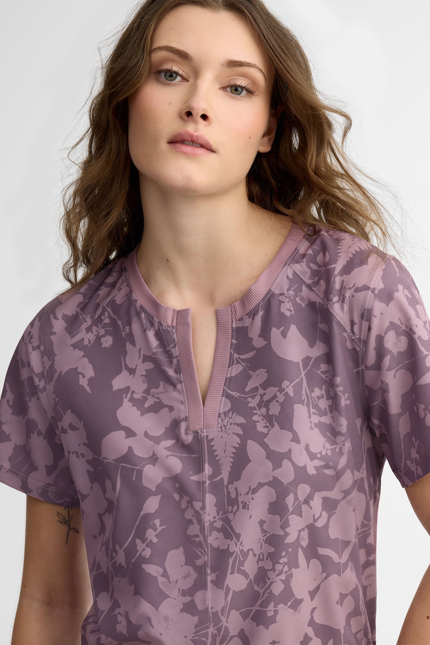 Robe manches courtes BM - Femme && ROSE MULTI