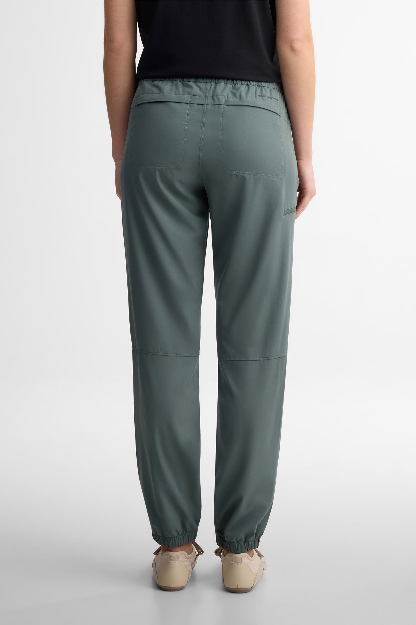 Pantalon jogger coupe droite BM - Femme && VERT