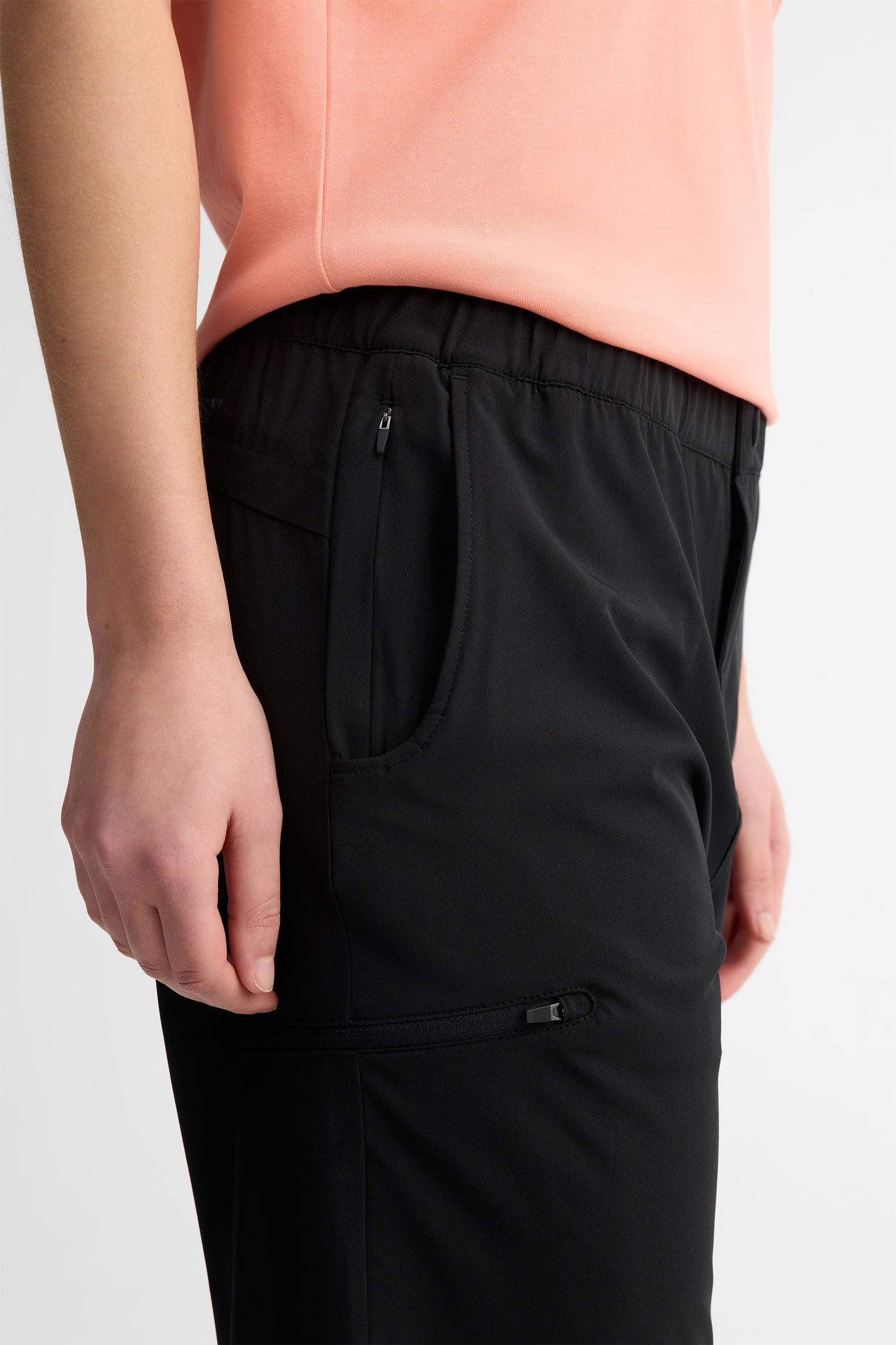 Pantalon jogger coupe droite BM - Femme && GRIS FONCE