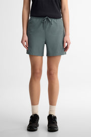 Short taille élastique coupe semi-ajustée BM - Femme && VERT