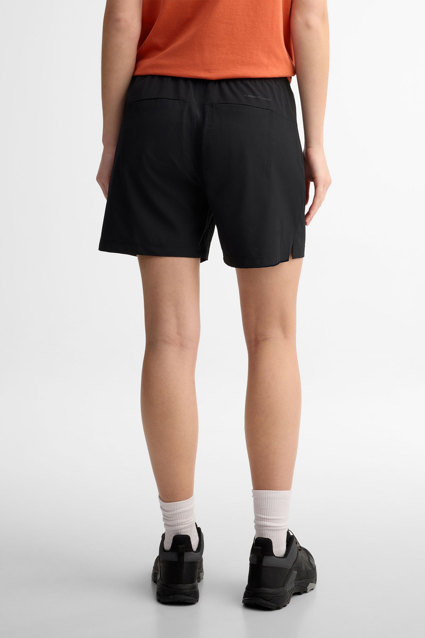 Short taille élastique coupe semi-ajustée BM - Femme && GRIS FONCE