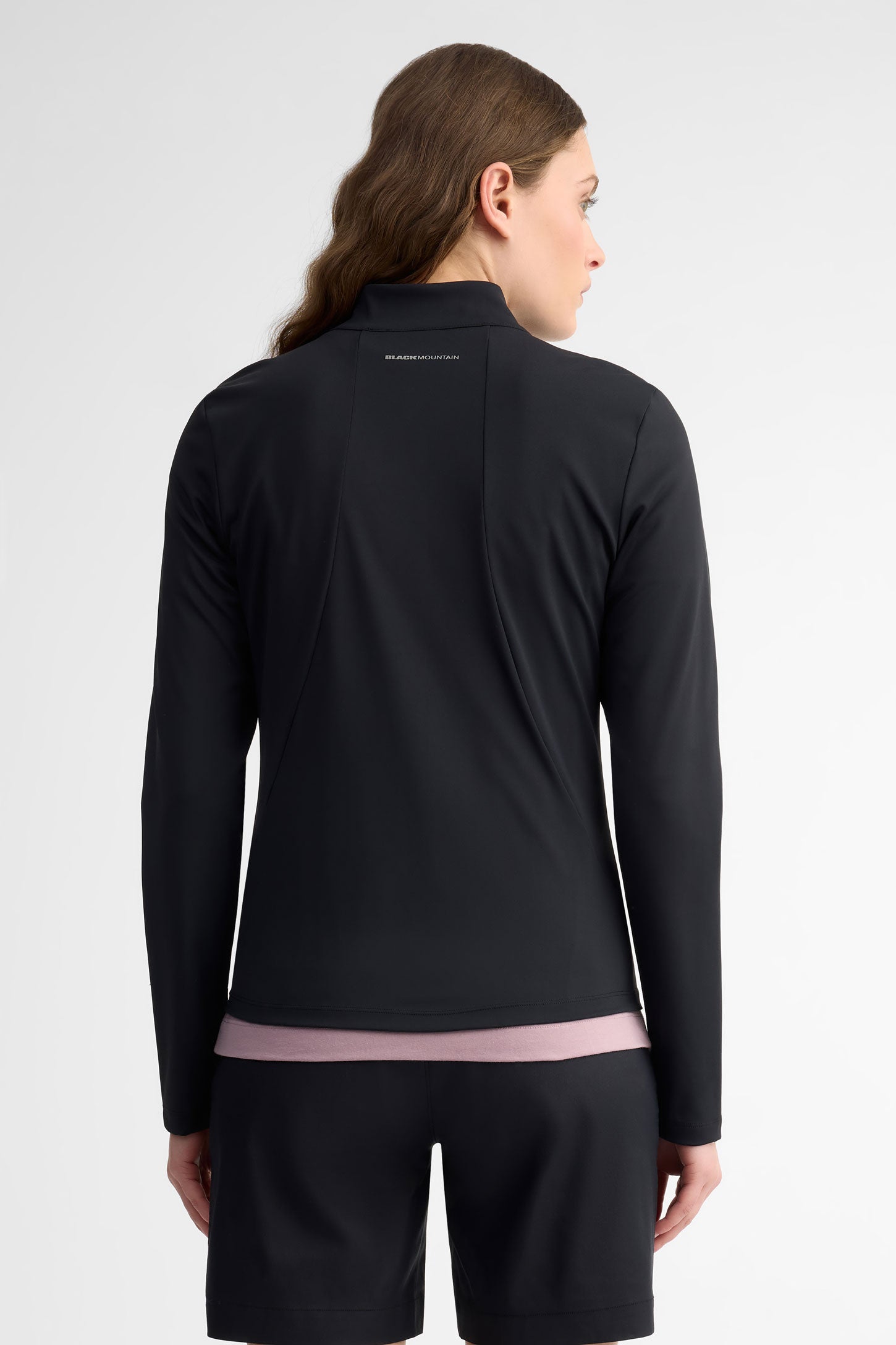 Veste col montant compression BM - Femme && GRIS FONCE