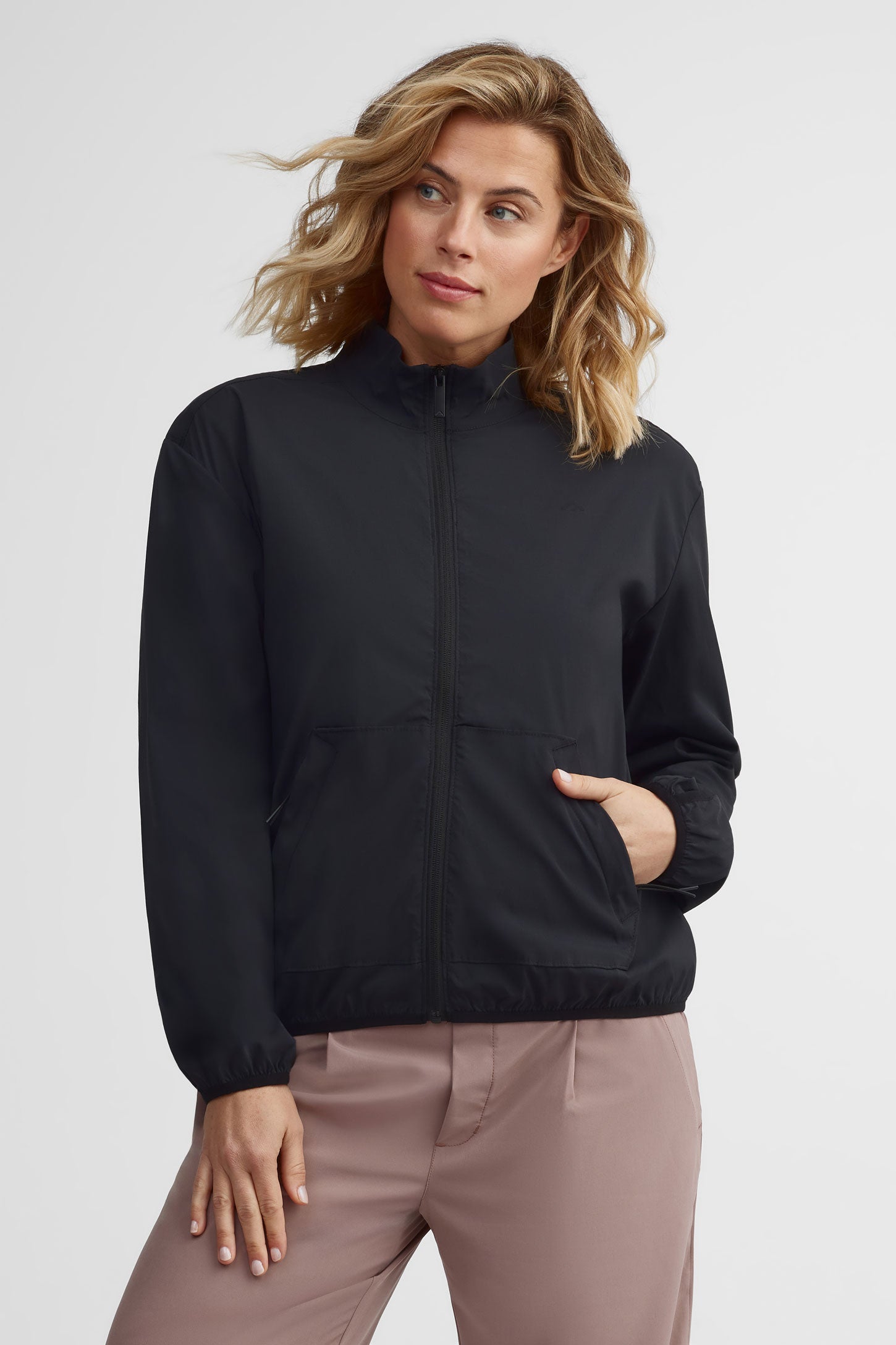 Veste col montant BM - Femme && GRIS FONCE