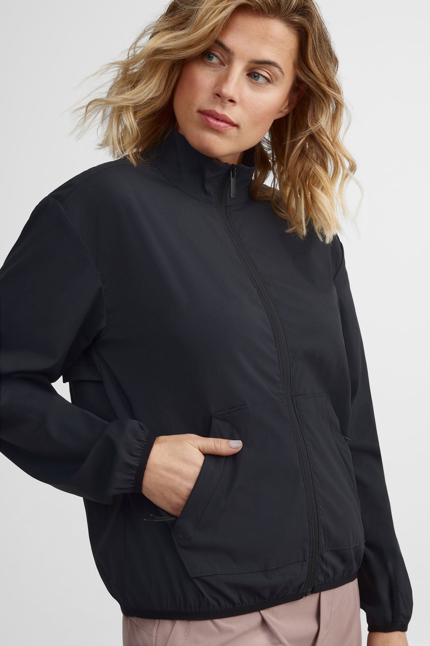 Veste col montant BM - Femme && GRIS FONCE