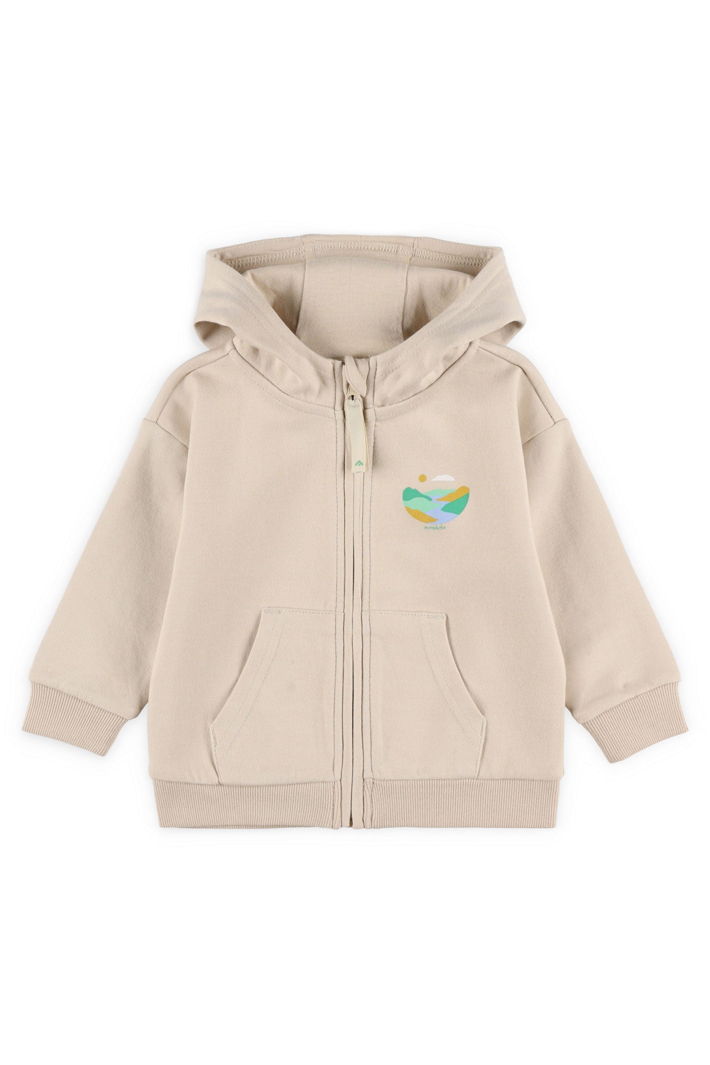 Veste à capuchon coton ouaté, 2T-3T - Bébé garçon && BEIGE