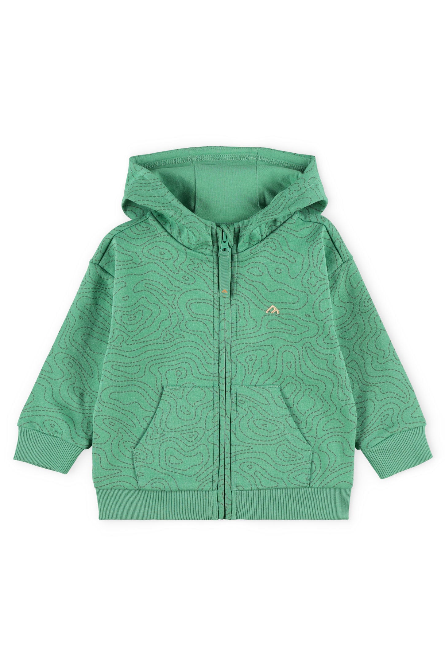 Veste à capuchon coton ouaté, 2T-3T - Bébé garçon && VERT/MULTI
