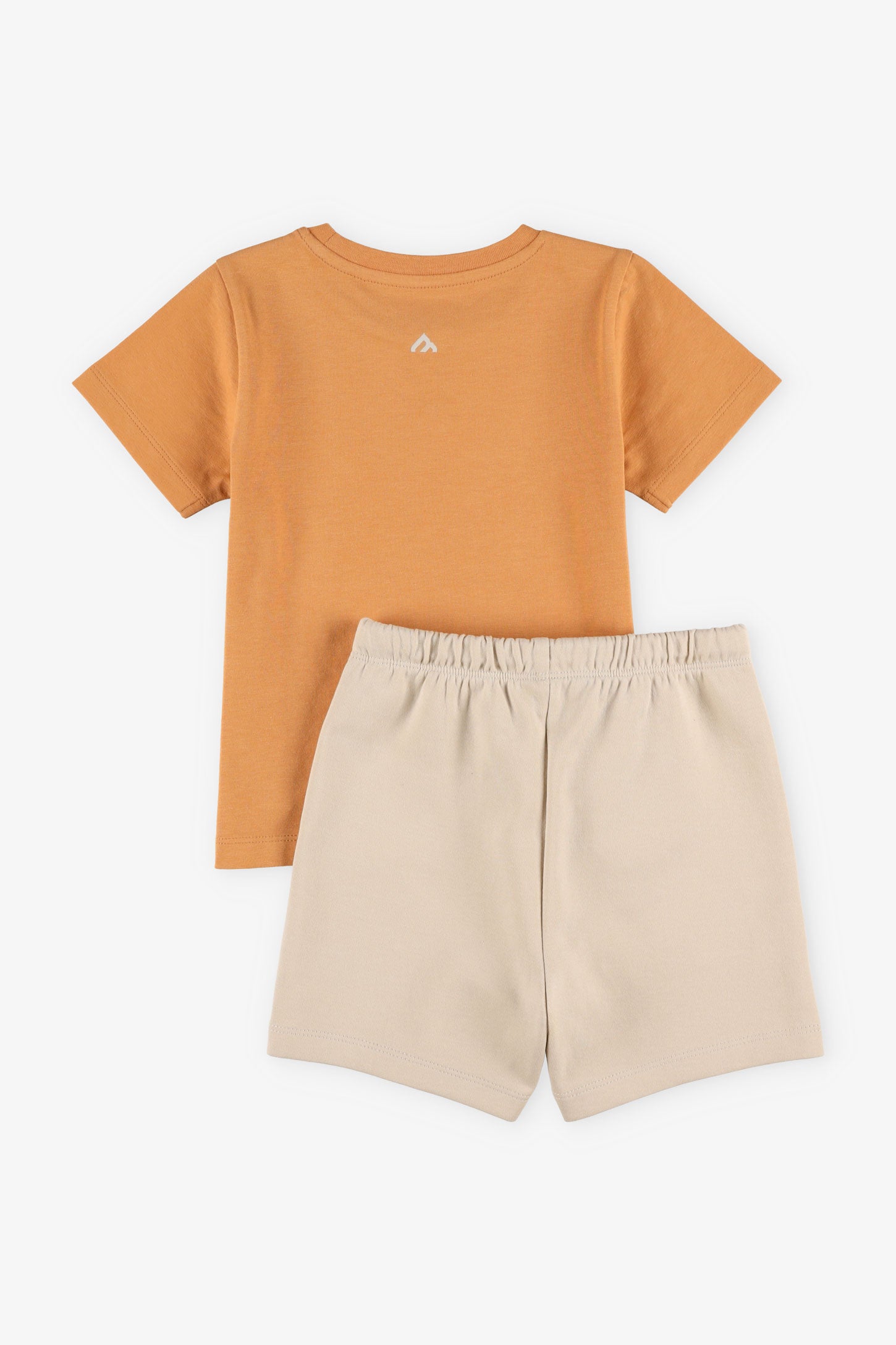 Ensemble 2-pièces t-shirt et short, 2T-3T - Bébé garçon && BRUN