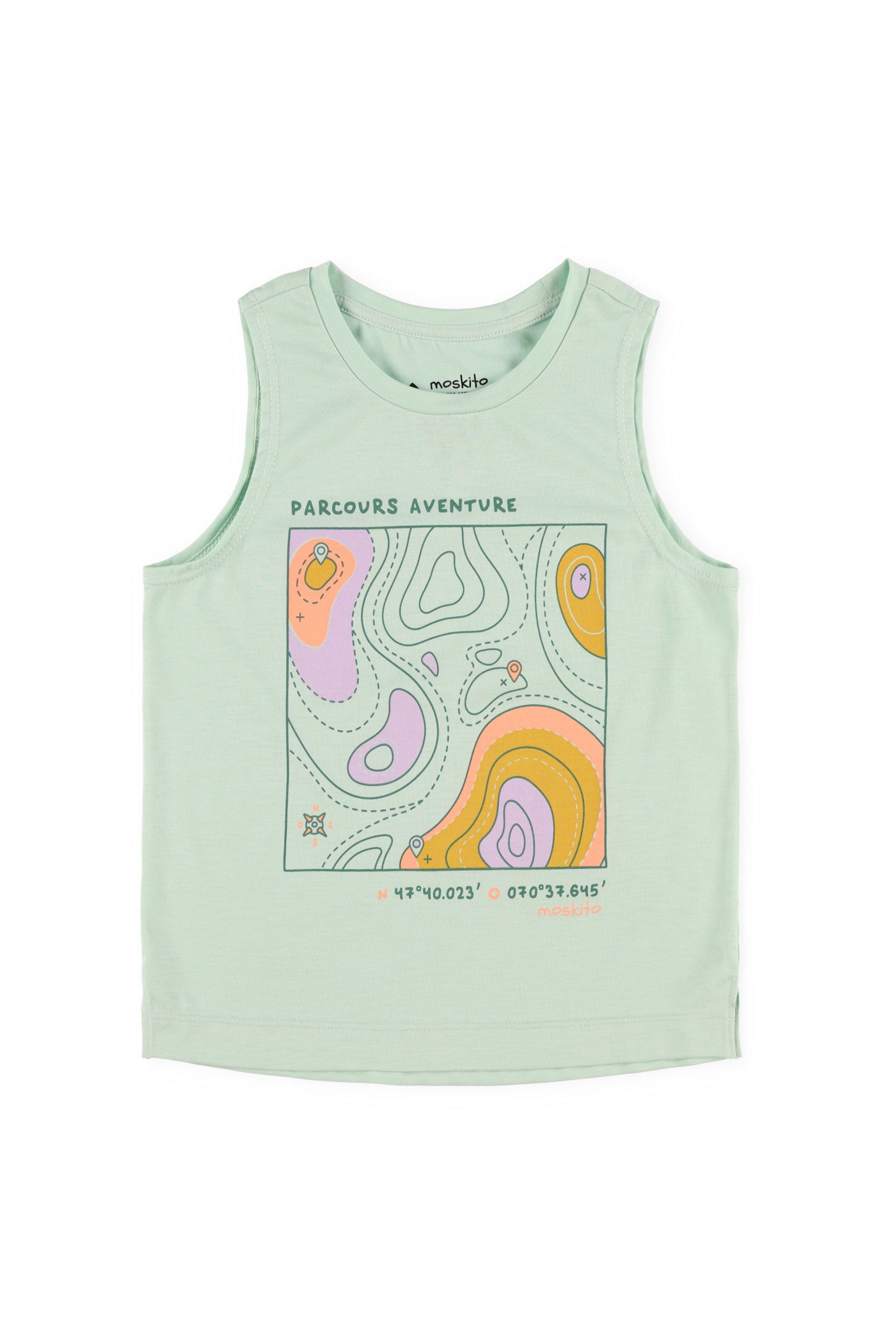 Camisole col rond BM - Enfant fille && VERT