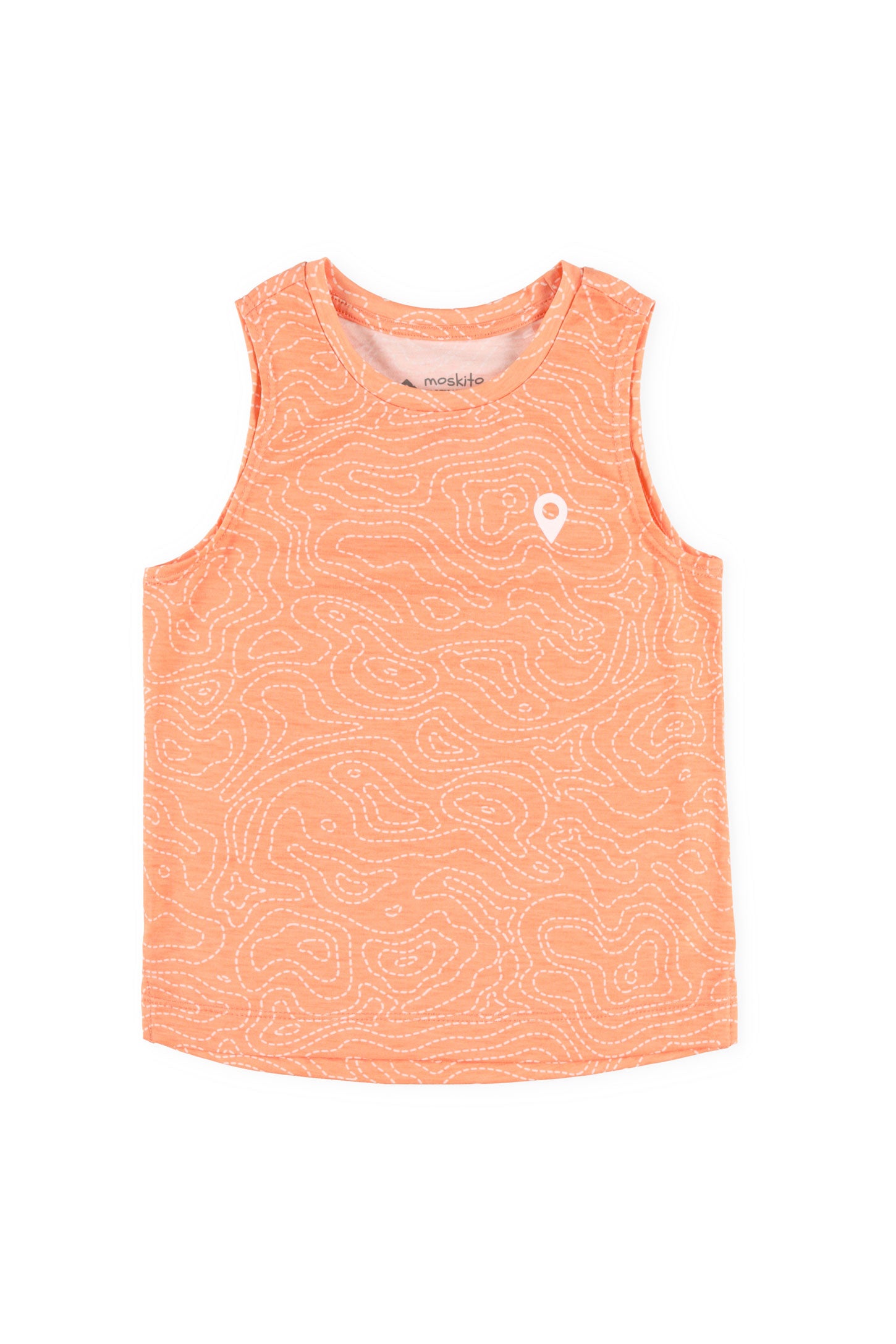 Camisole col rond BM - Enfant fille && ORANGE