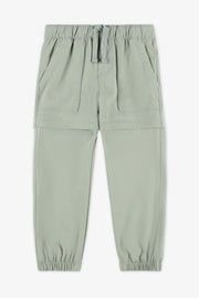 Pantalon jogger convertible en short - Enfant fille && VERT