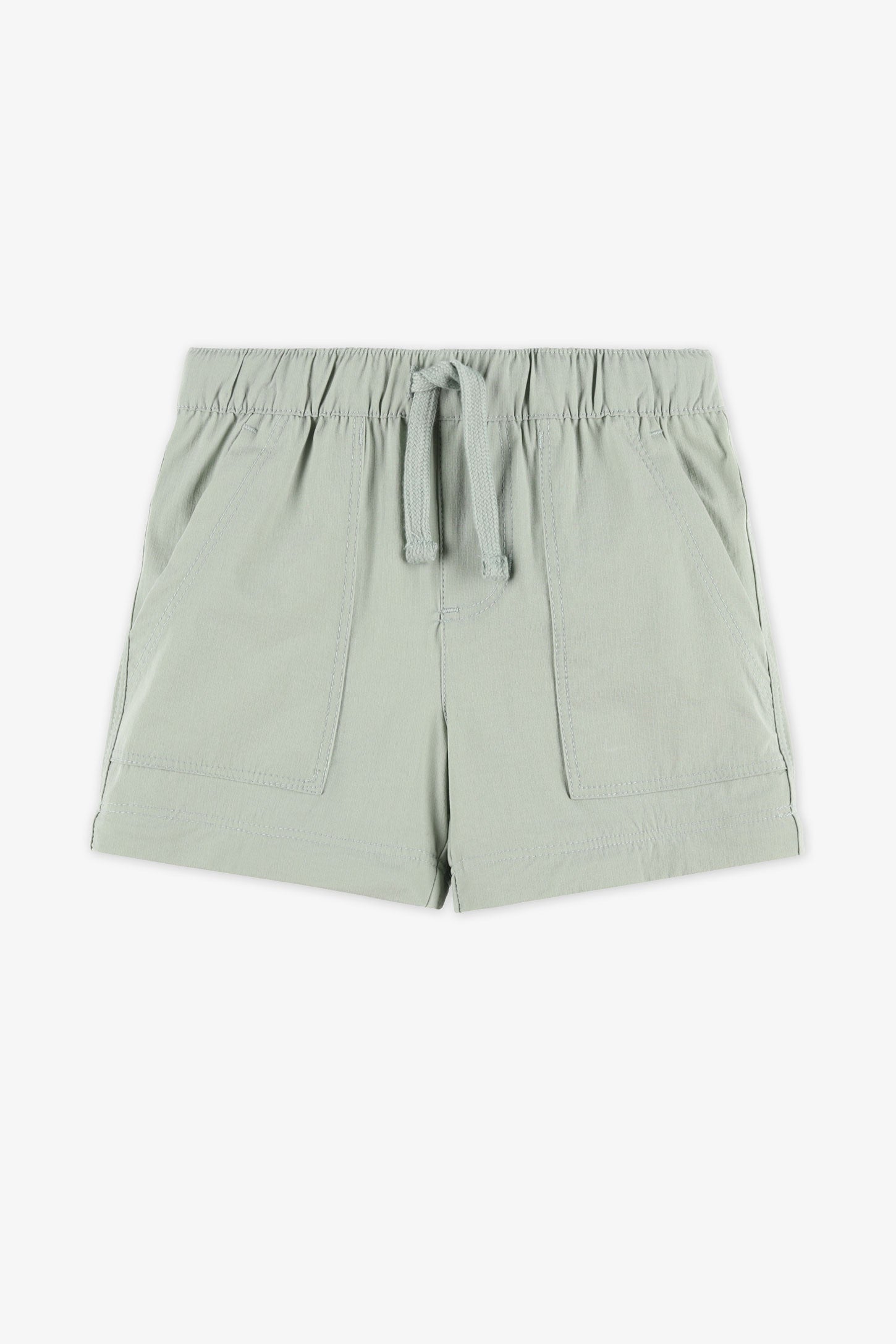Pantalon jogger convertible en short - Enfant fille && VERT
