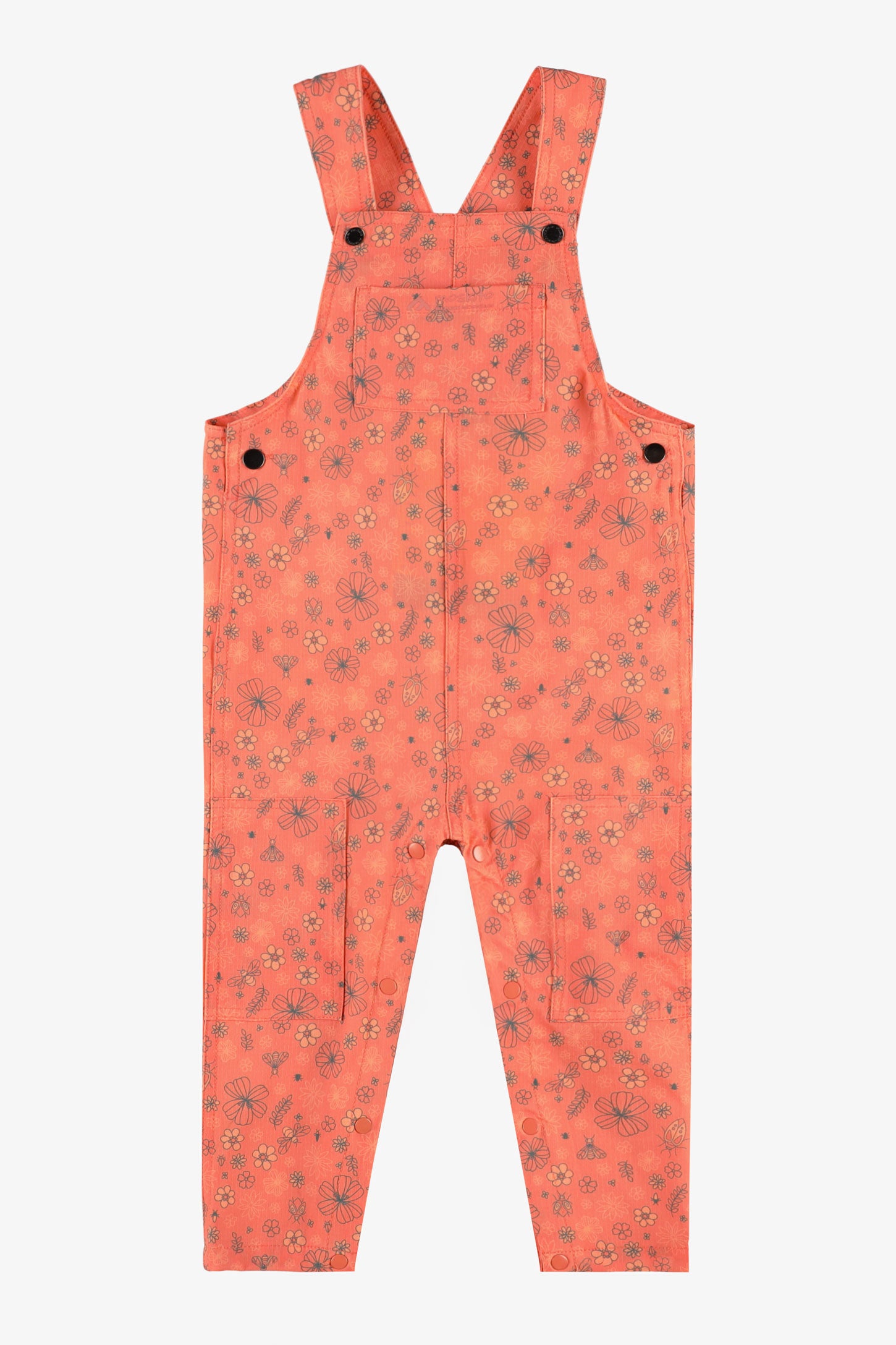 Salopette en ripstop BM - Bébé fille && ORANGE MULTI
