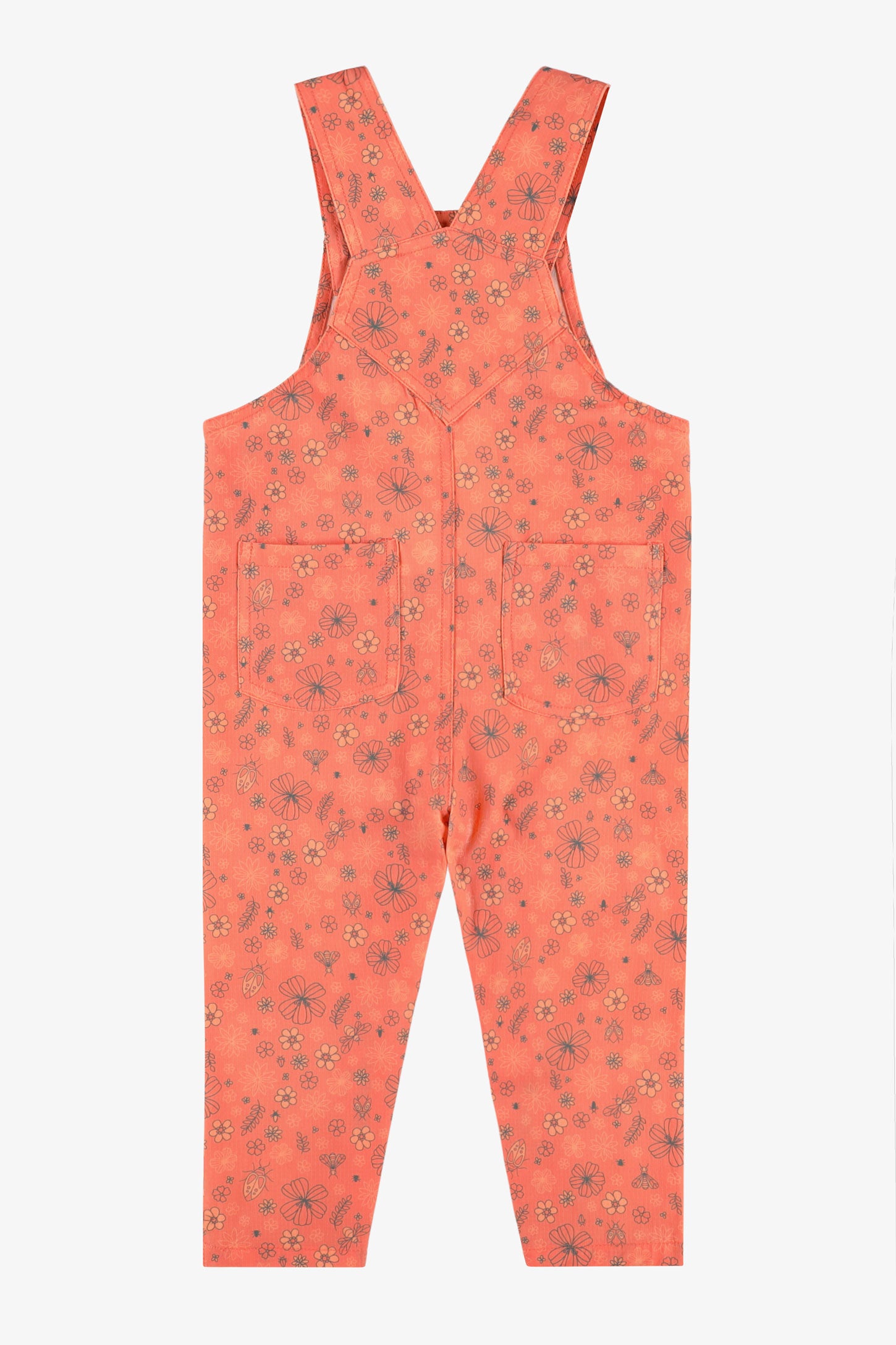 Salopette en ripstop BM - Bébé fille && ORANGE MULTI