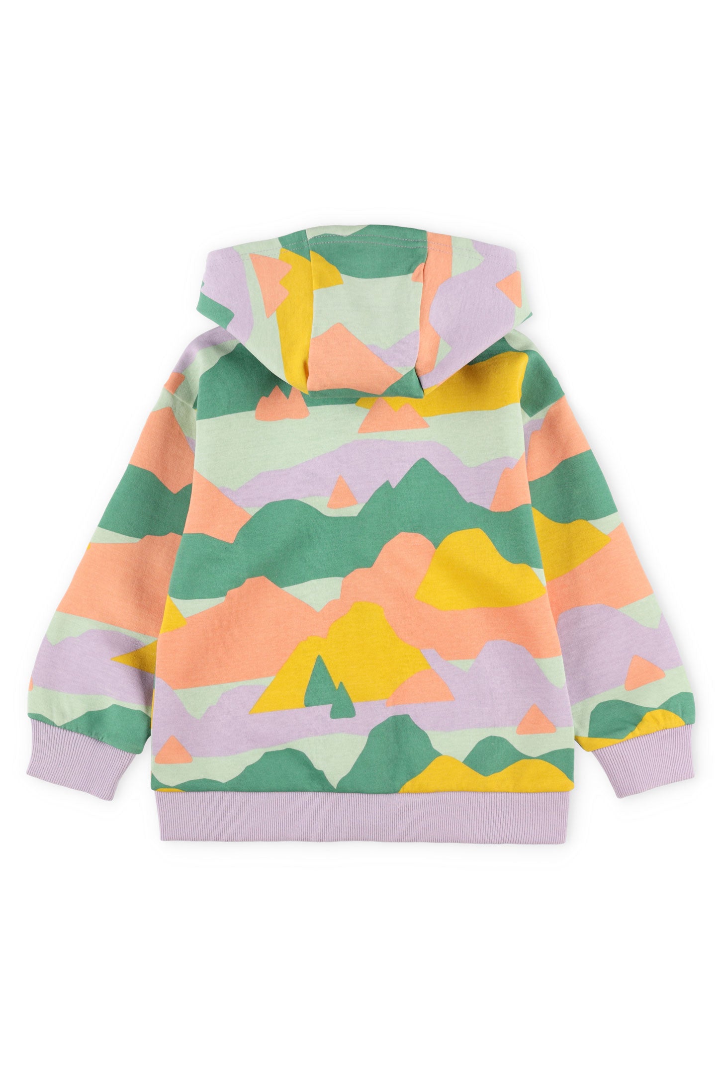 Veste à capuchon coton ouaté - Bébé fille && LILAS MULTI
