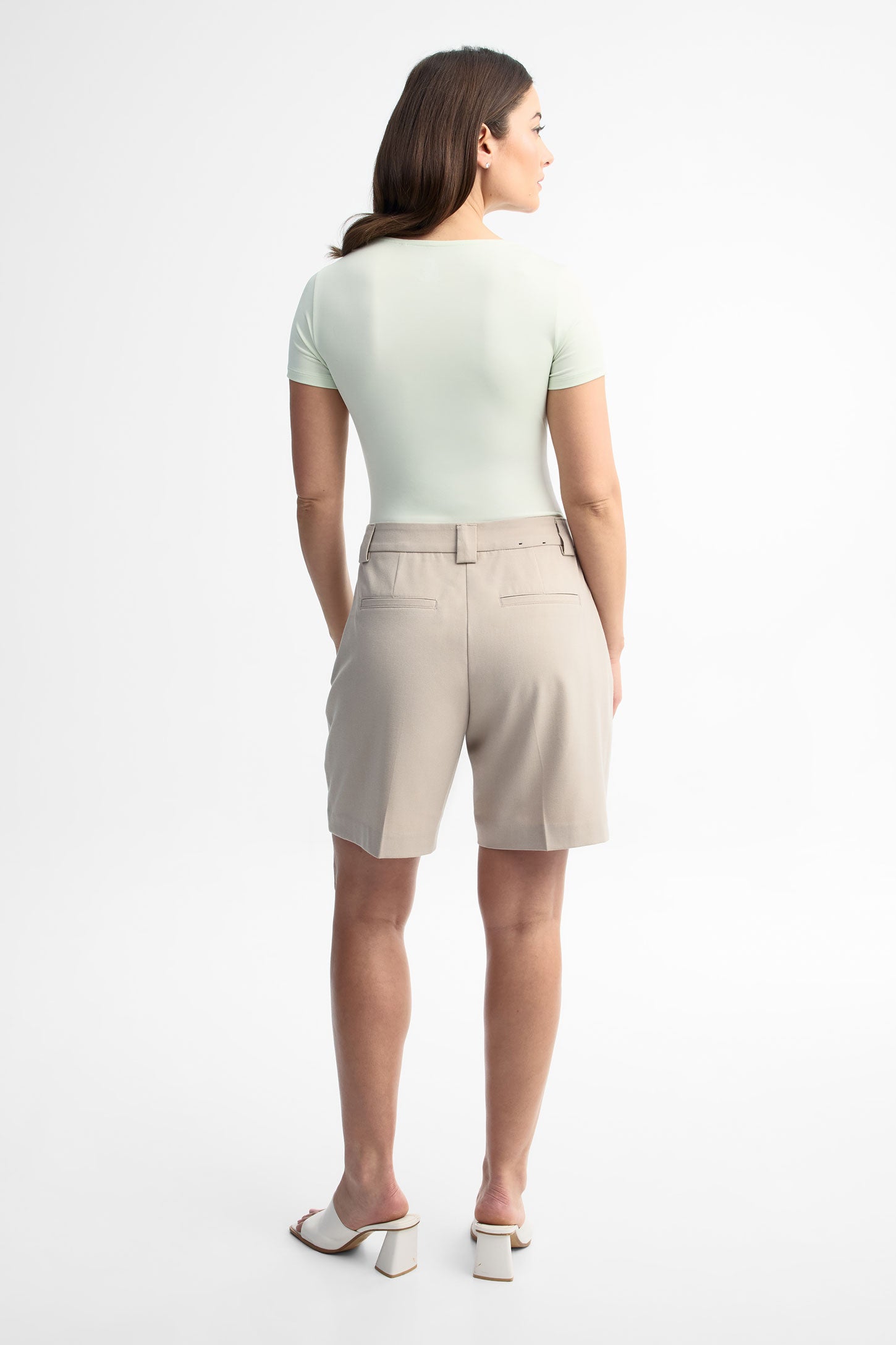 Justaucorps col dégagé - Femme && VERT PALE