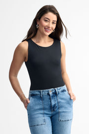 Justaucorps col bateau - Femme && NOIR