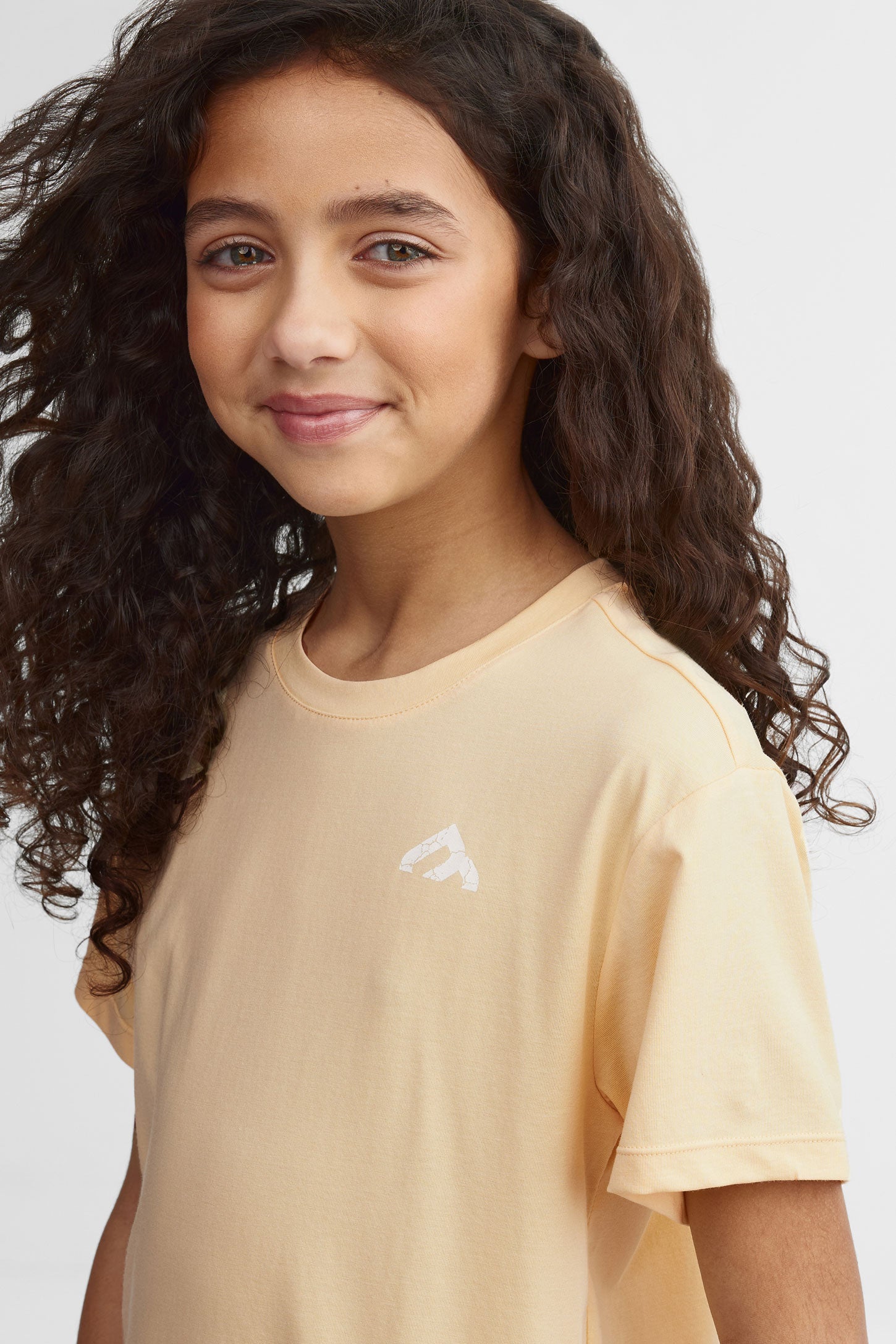 T-shirt col rond bambou BM - Ado fille && JAUNE