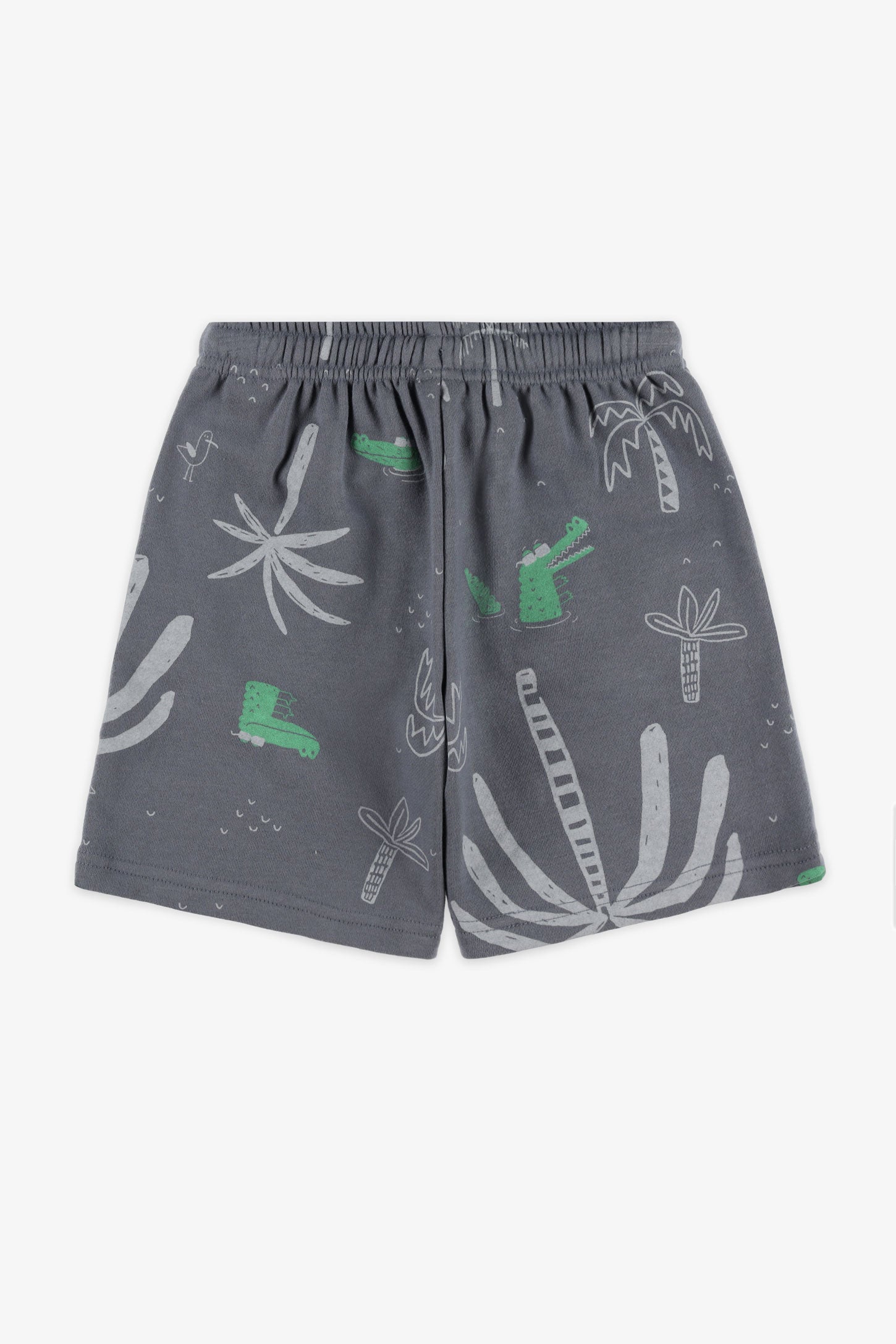 Short coton ouaté - Enfant garçon && GRIS MULTI