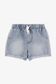 Short en jeans - Bébé garçon && BLEU PALE