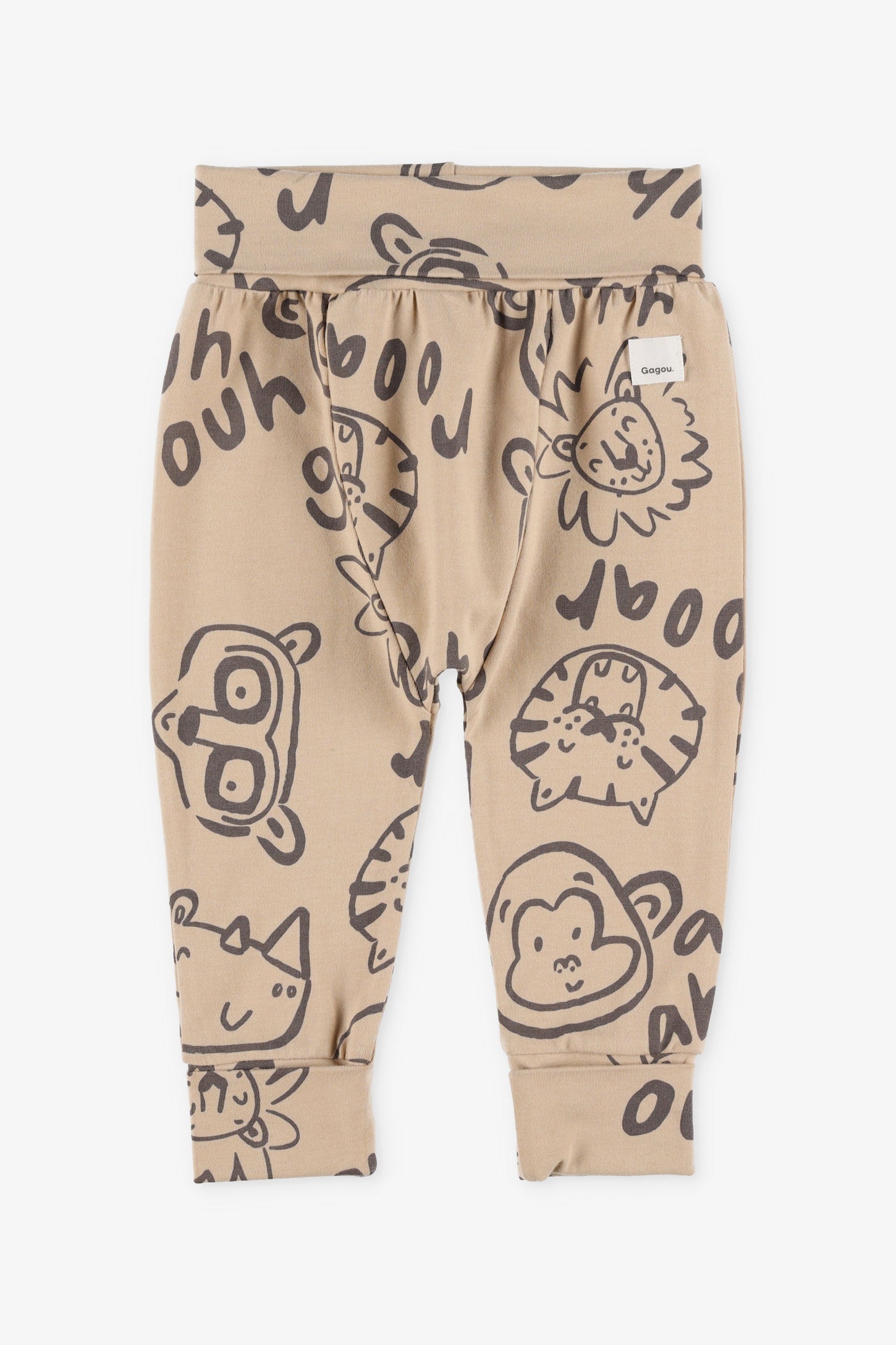 Pantalon évolutif coton - Bébé garçon && BEIGE/MULTI