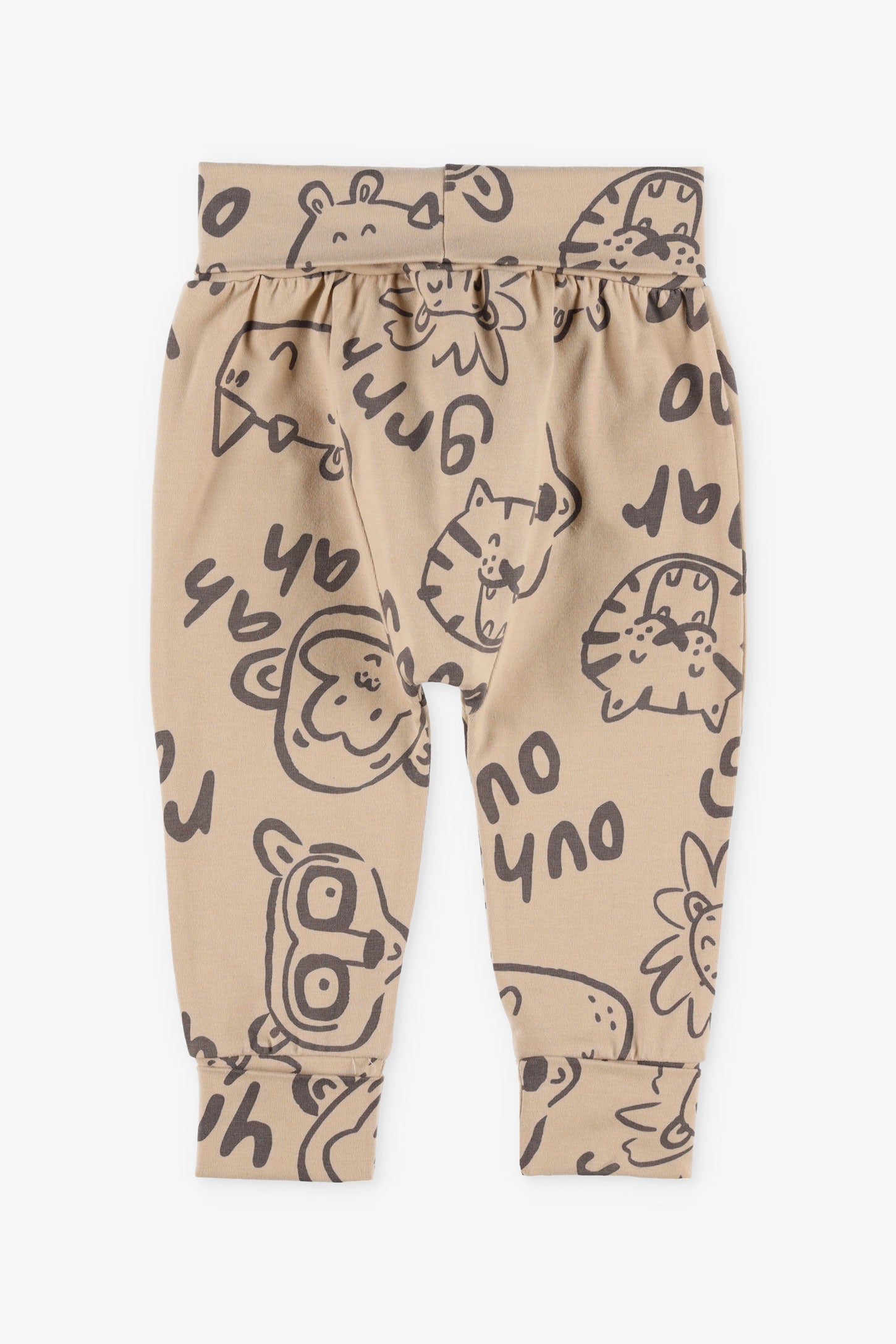 Pantalon évolutif coton - Bébé garçon && BEIGE/MULTI