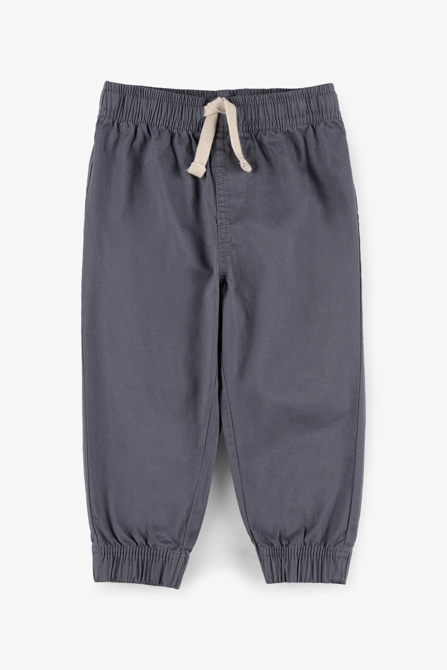 Pantalon jogger en twill - Bébé garçon && GRIS