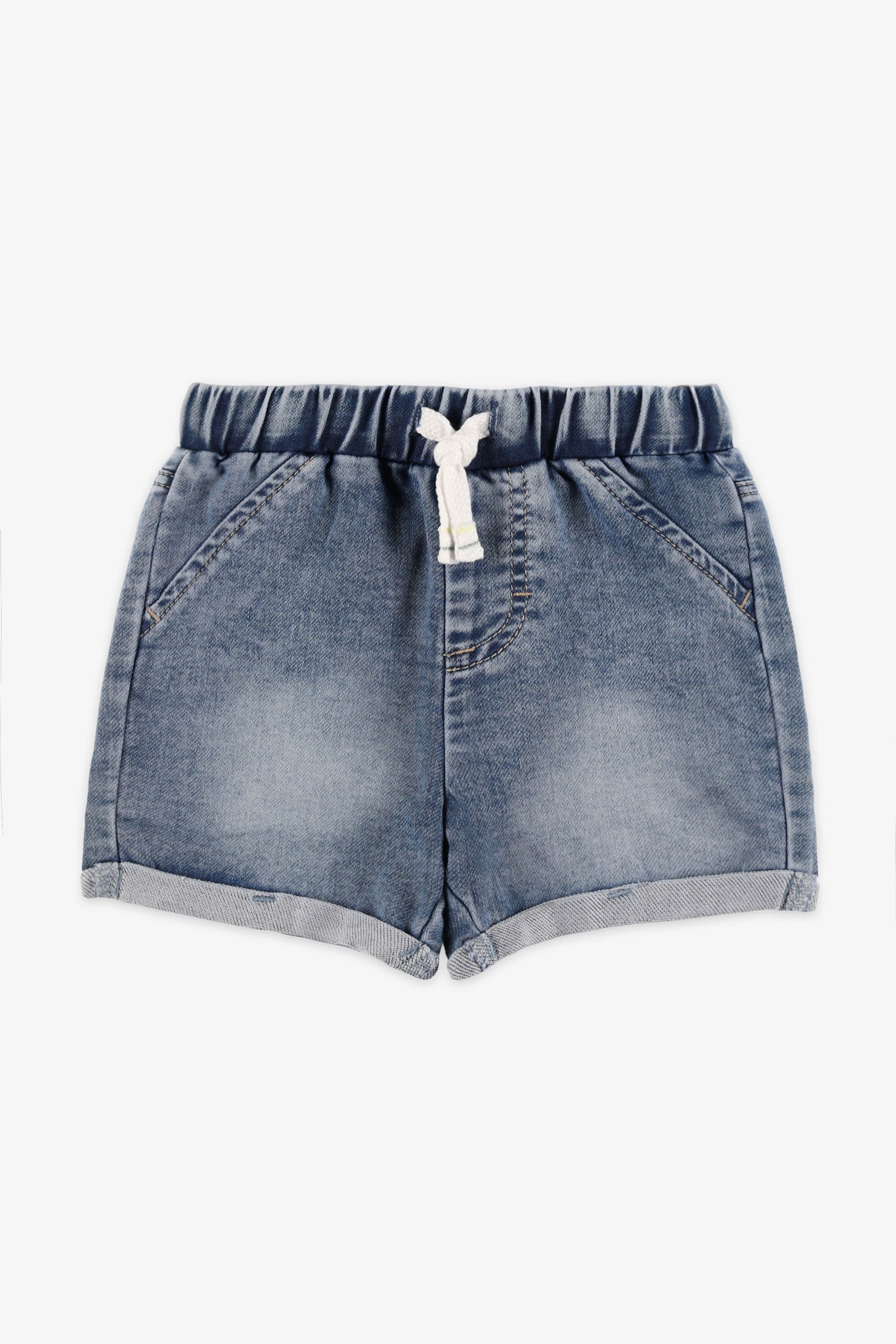 Short en jeans, 2T-3T - Bébé garçon && BLEU