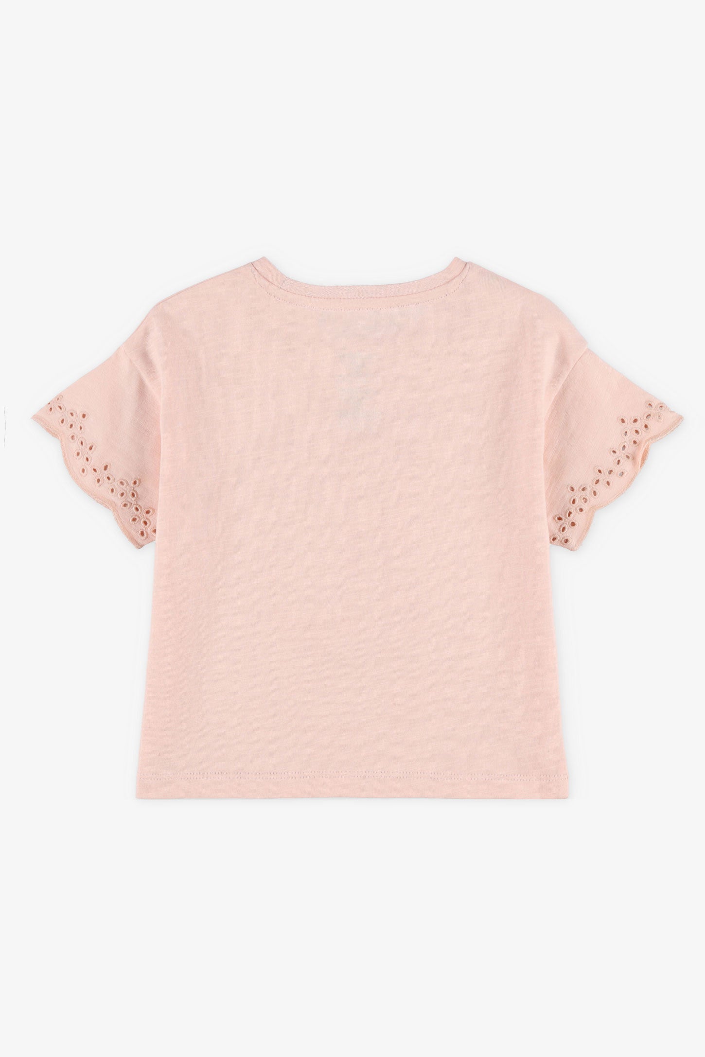 T-shirt imprimé coton - Enfant fille && ROSE
