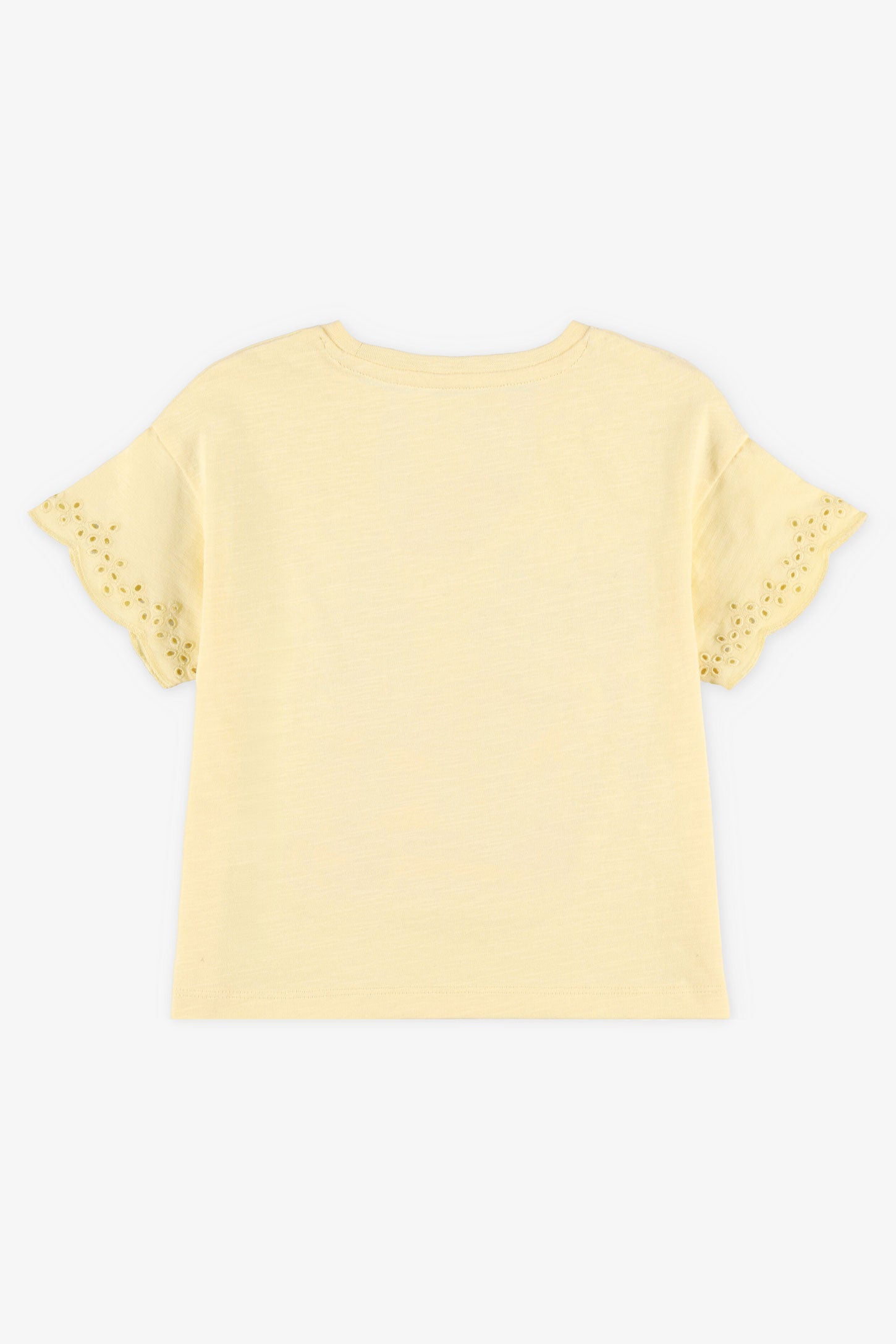 T-shirt imprimé coton - Enfant fille && JAUNE