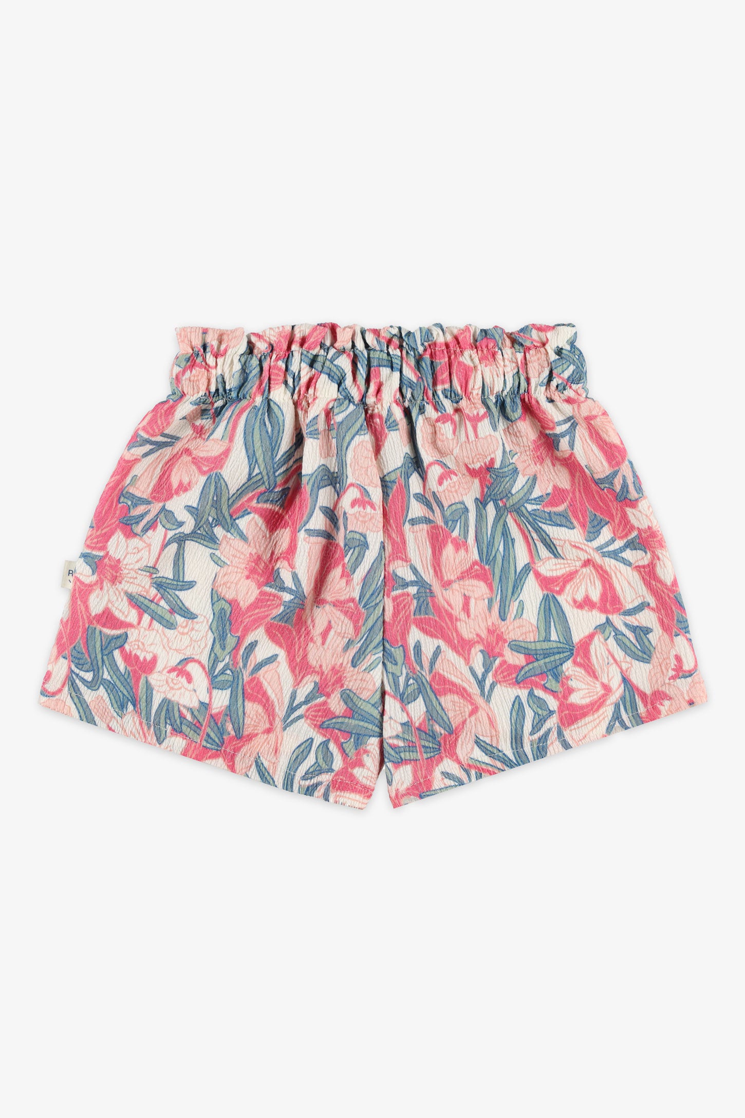 Short taille élastique - Enfant fille && BLANC MULTI