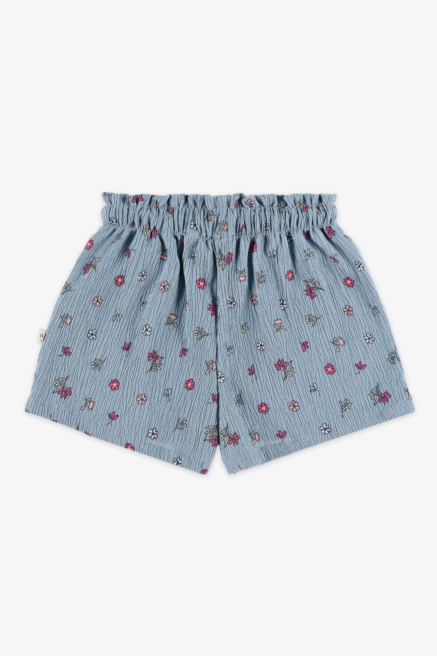 Short taille élastique - Enfant fille && BLEU MULTI
