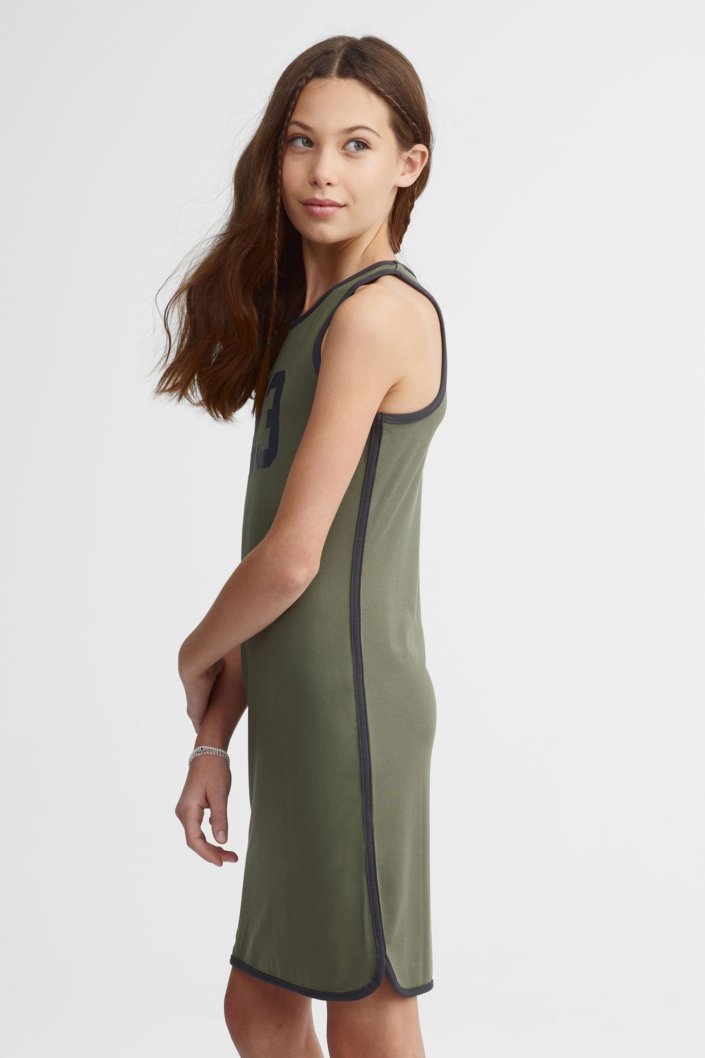 Robe-camisole - Ado fille && KAKI