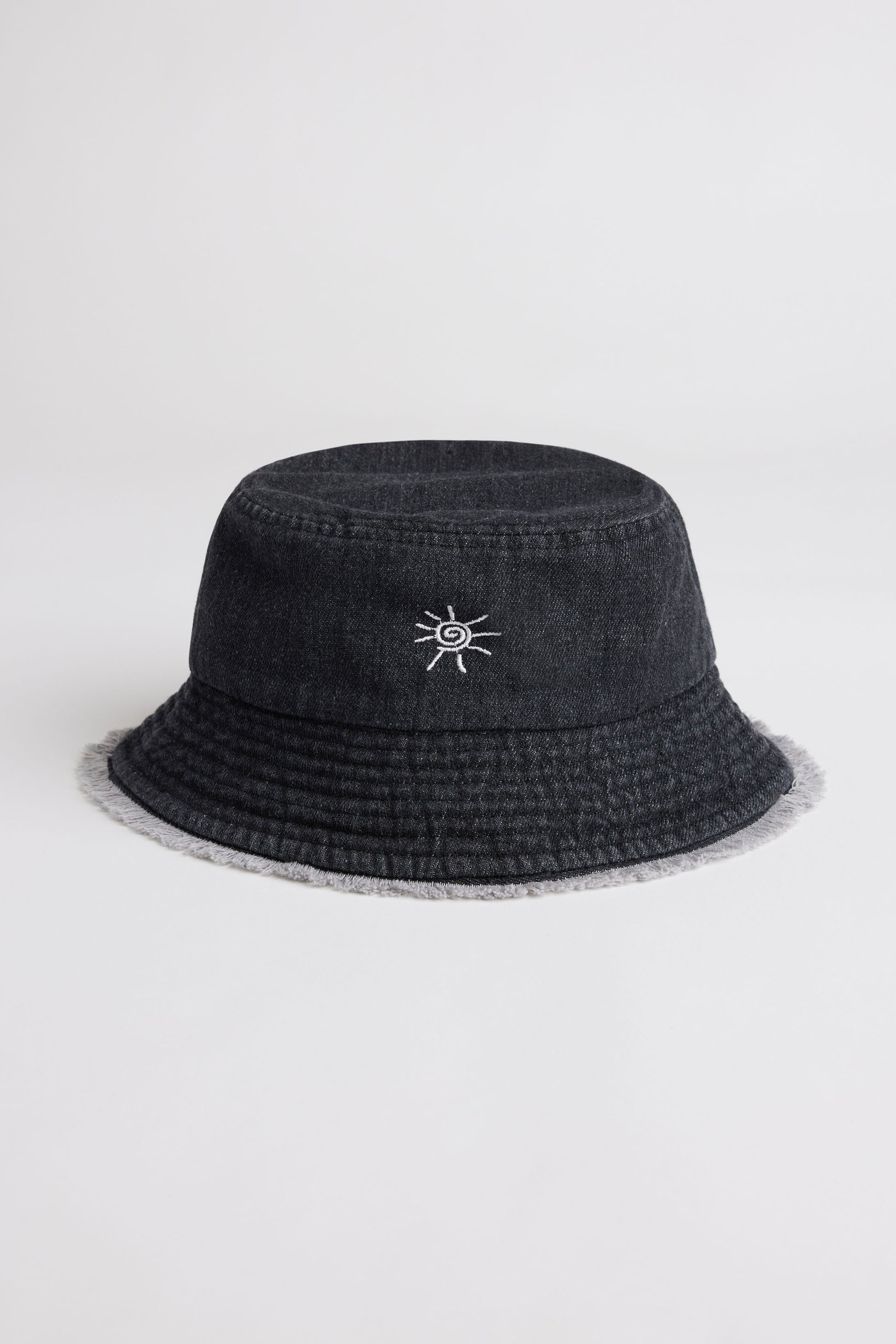 Chapeau cloche en jeans - Ado fille && NOIR