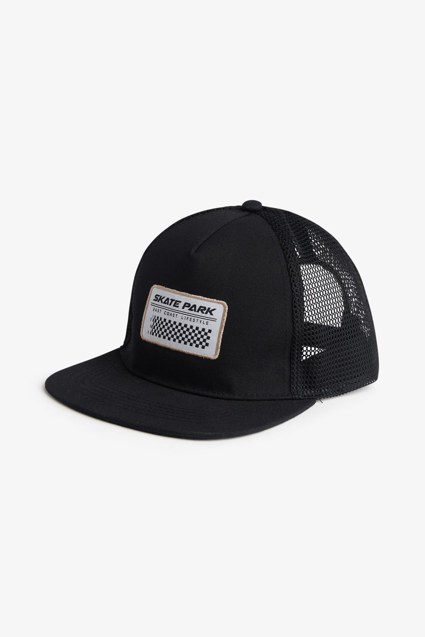 Casquette en canvas et mesh - Ado garçon && NOIR