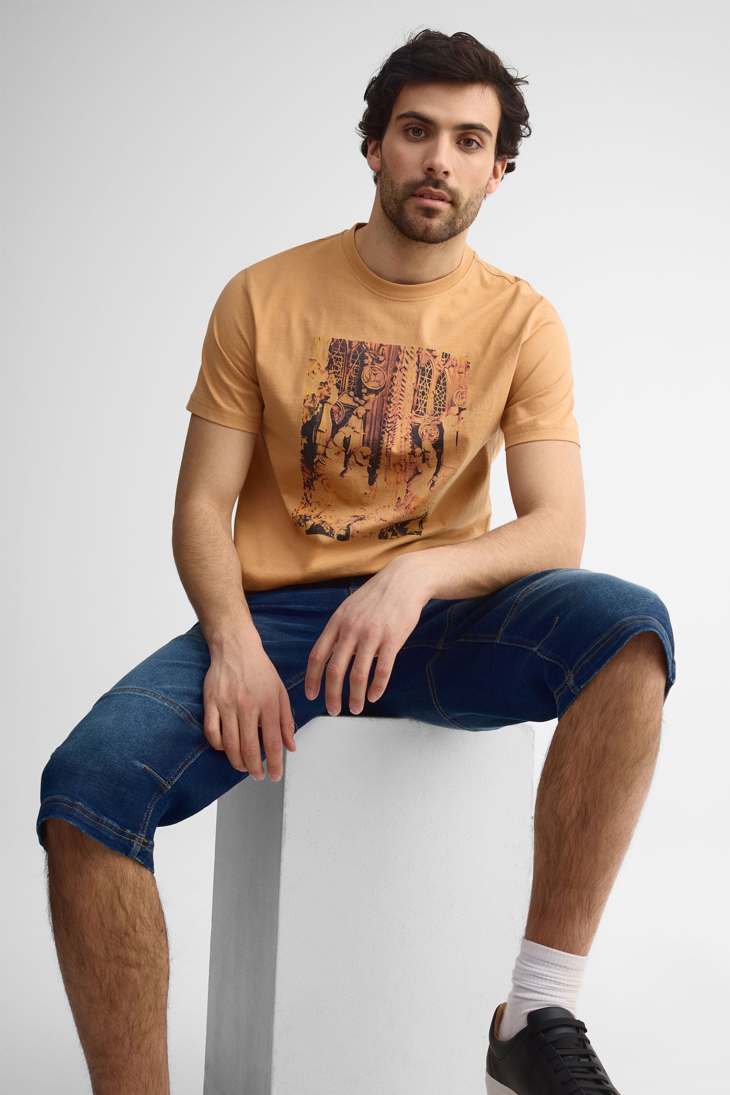 Capris en jeans - Homme && INDIGO