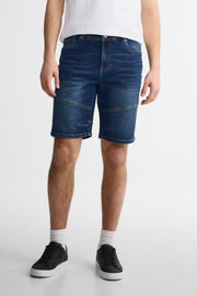 Bermuda en jeans coupe régulière 10.5'' - Homme && INDIGO