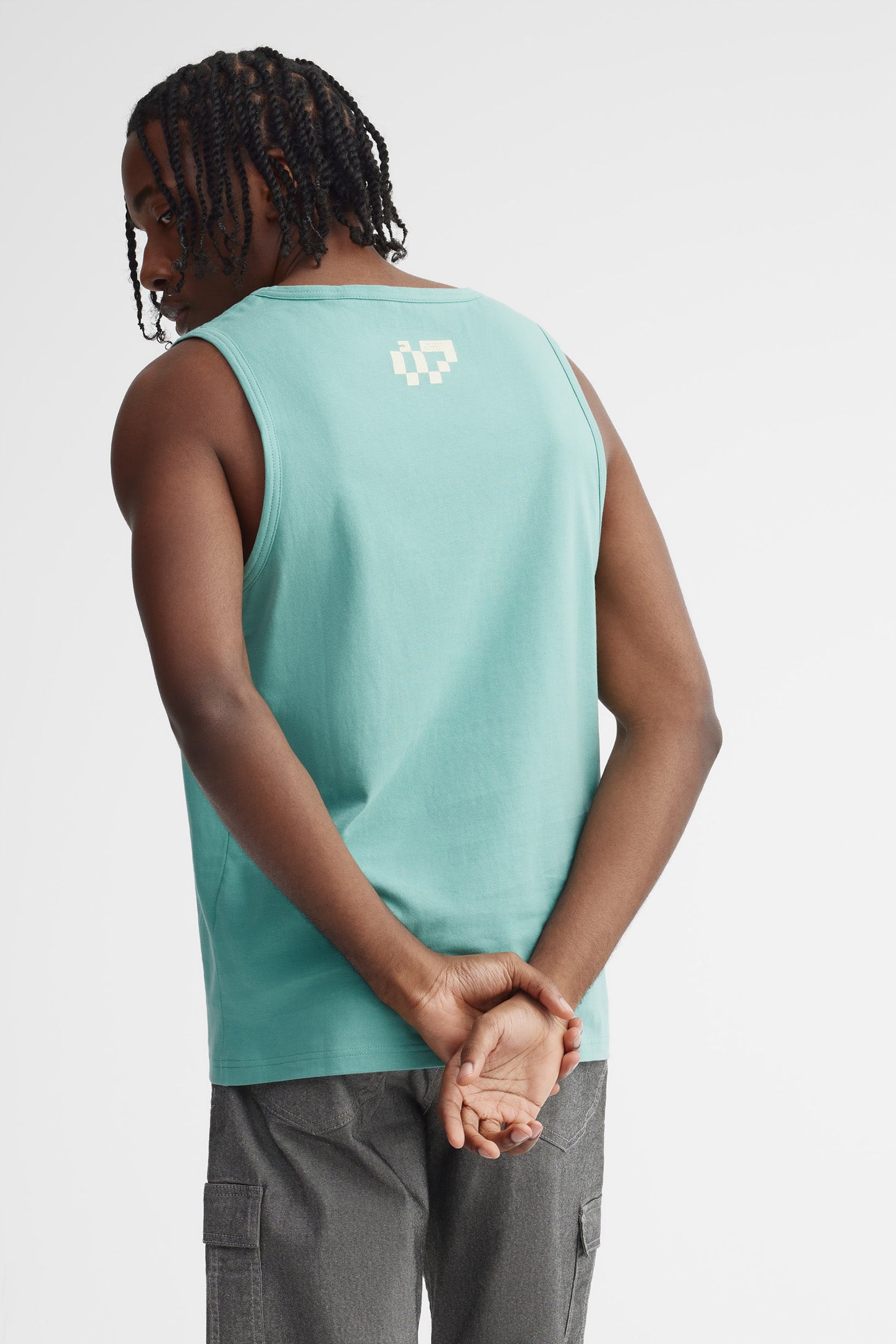 Camisole col rond en coton - Homme && AQUA