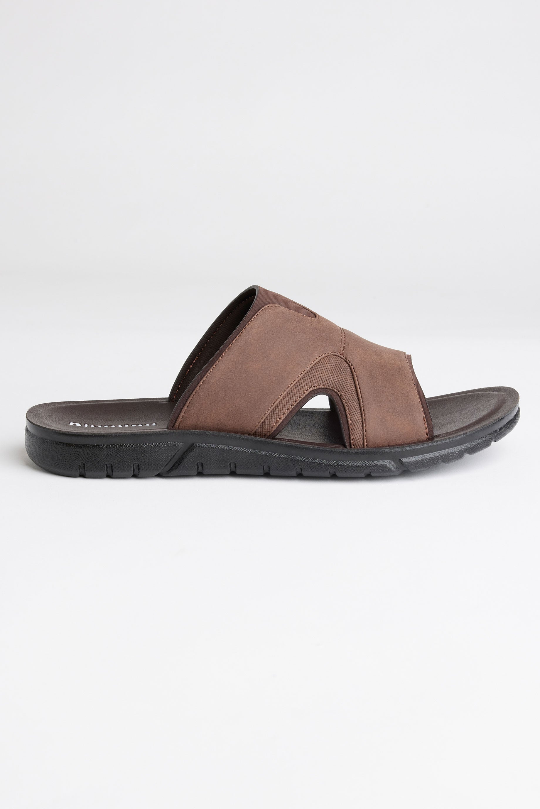 Sandales slide - Homme && BRUN