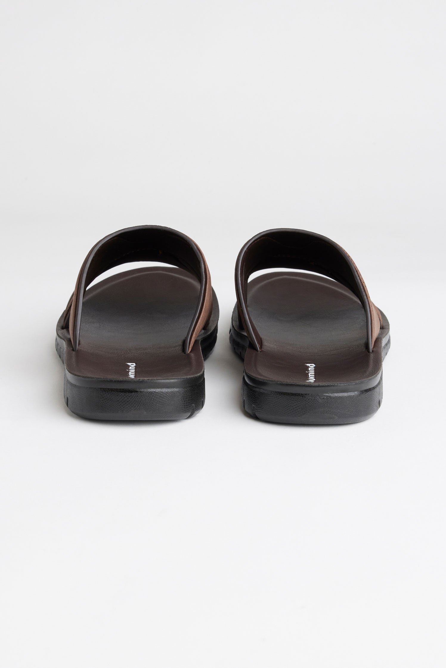 Sandales slide - Homme && BRUN