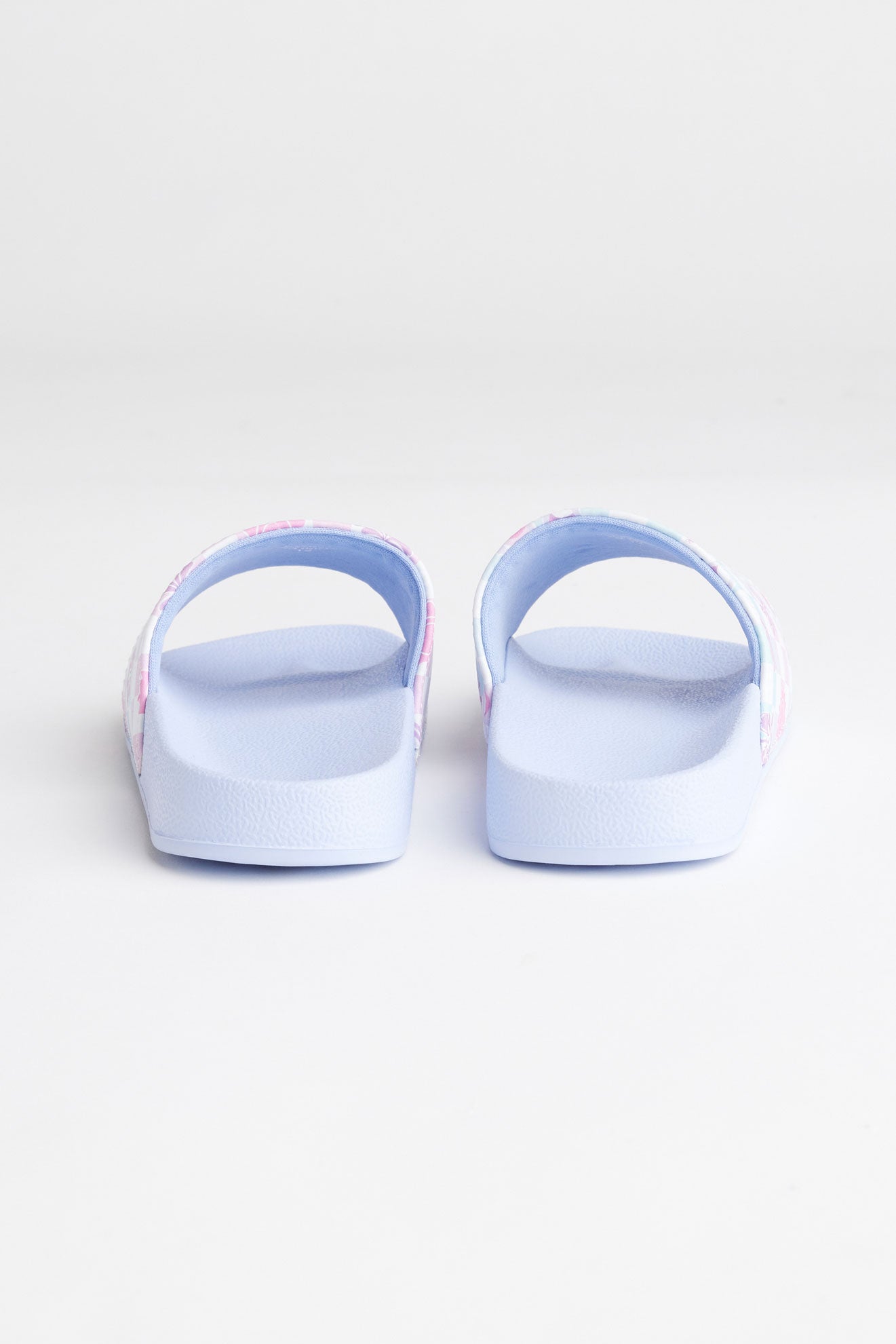 Sandales slide en Eva - Enfant fille && BLEU MULTI