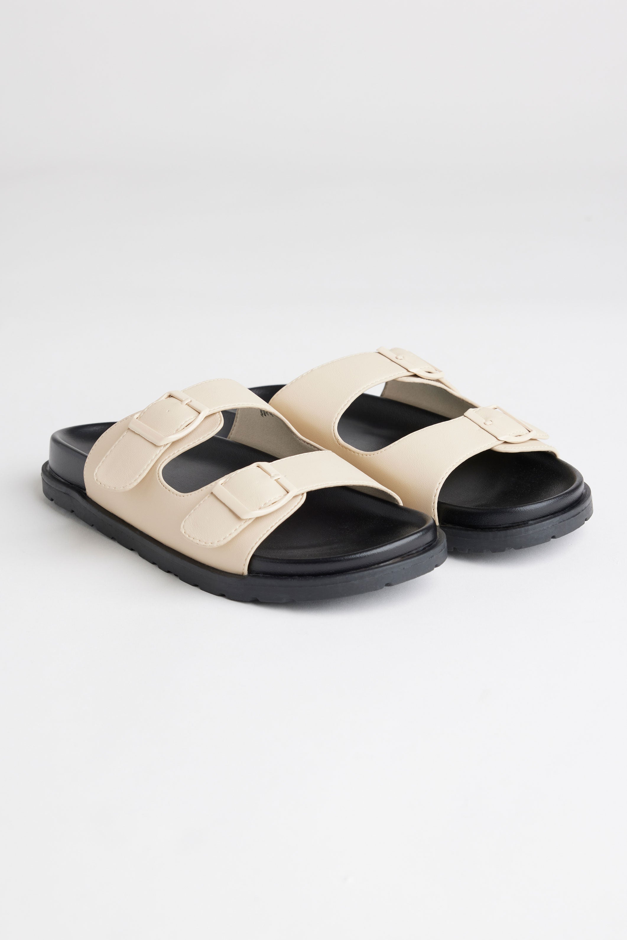 Sandales à deux brides - Ado fille && BEIGE