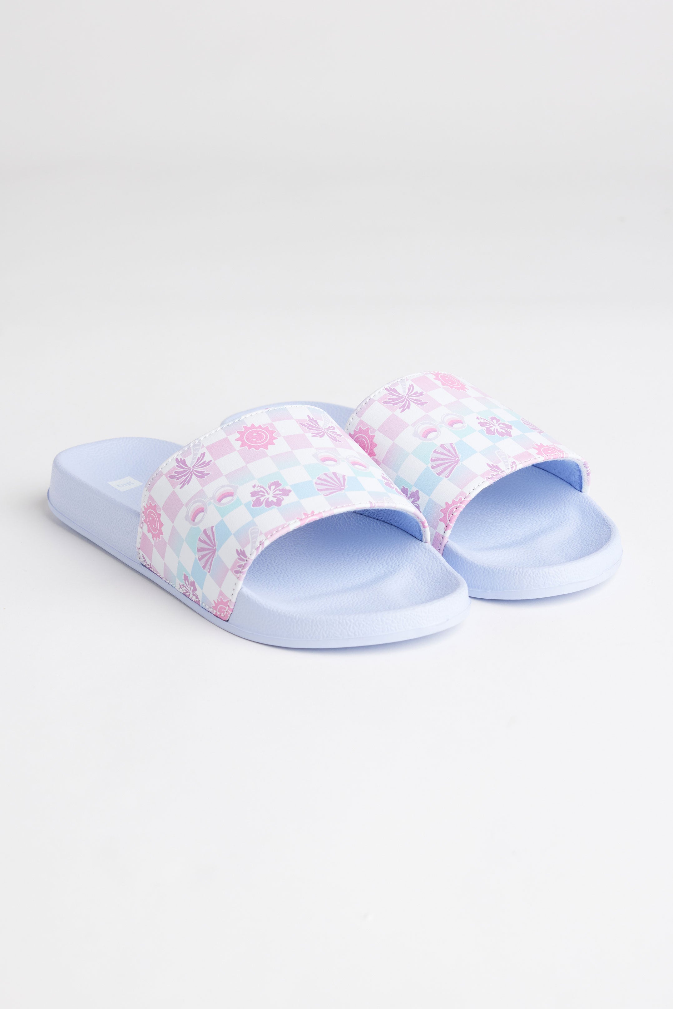 Sandales slide en Eva - Ado fille && BLEU