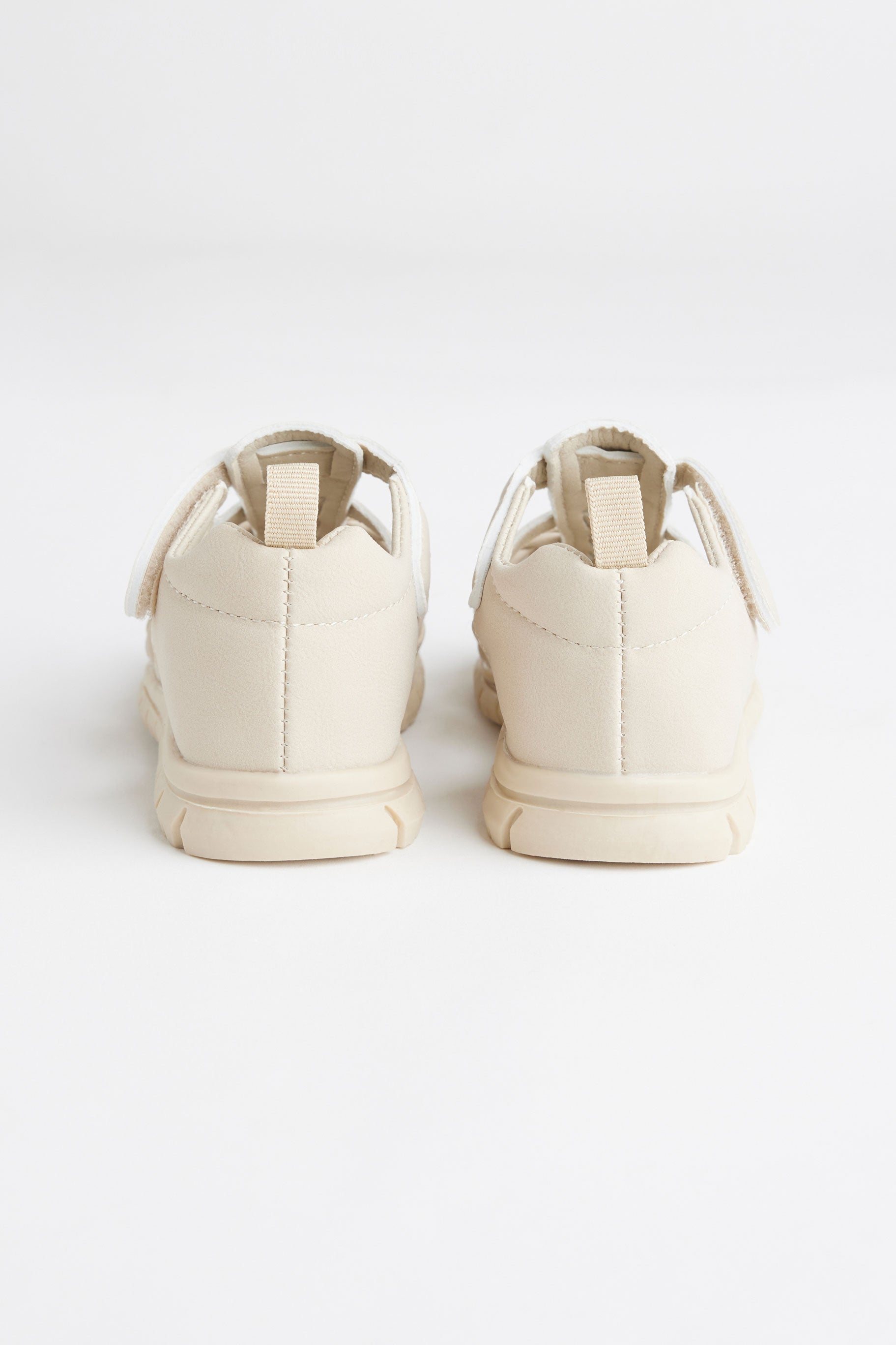 Sandales pêcheurs en nubuck - Bébé fille && BLANC CASSÉ