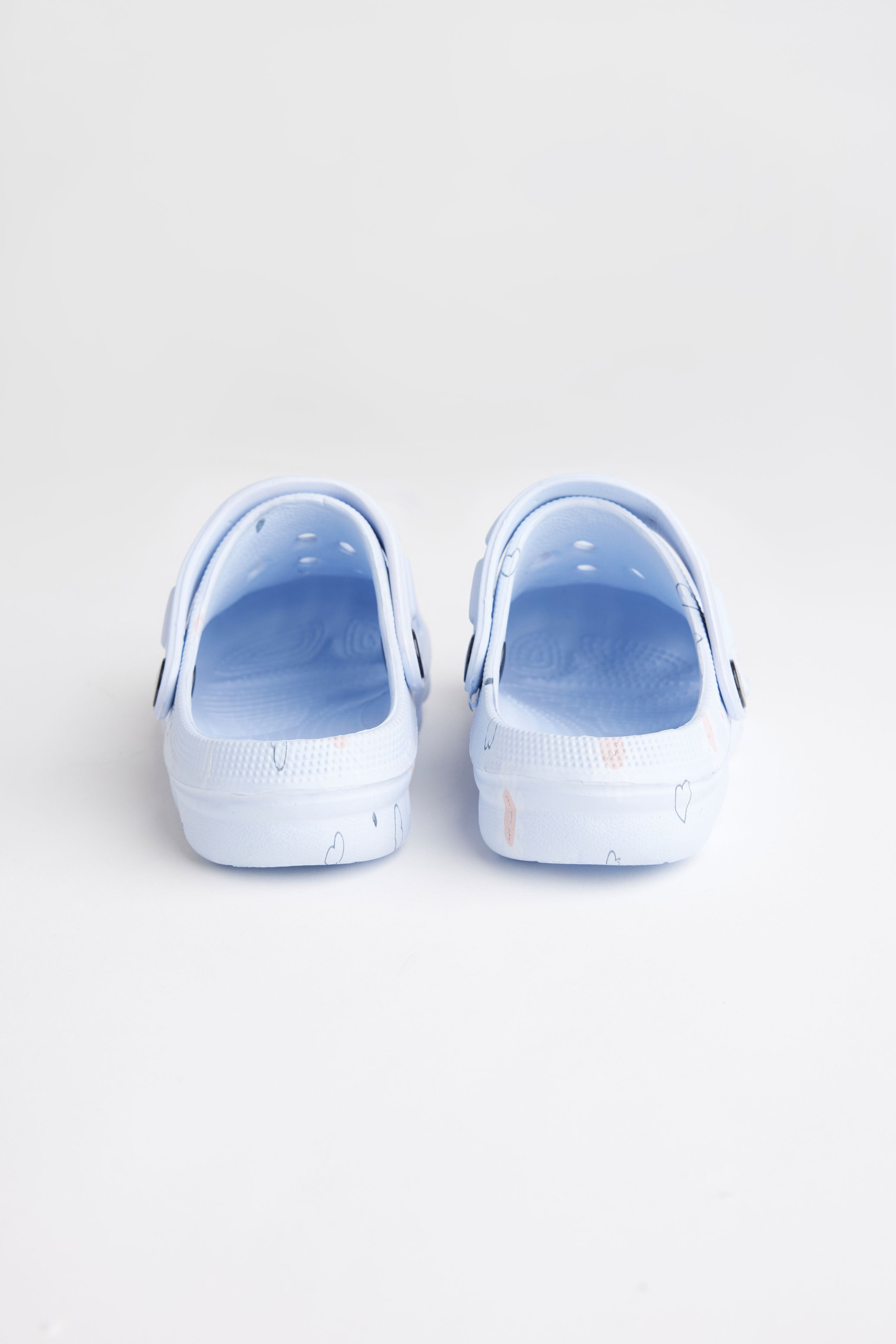 Mules perforées en Eva - Enfant fille && BLEU MULTI