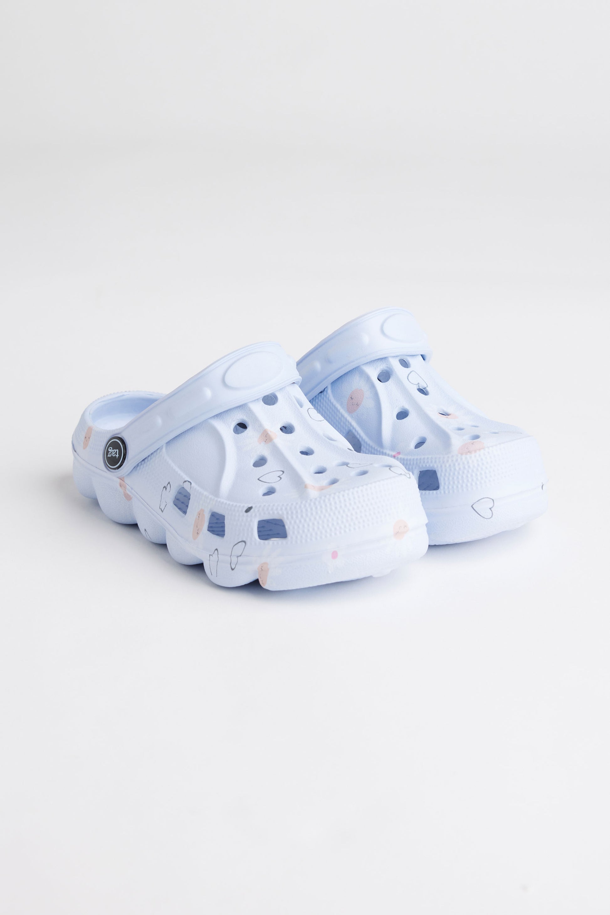 Mules perforées en Eva - Enfant fille && BLEU MULTI