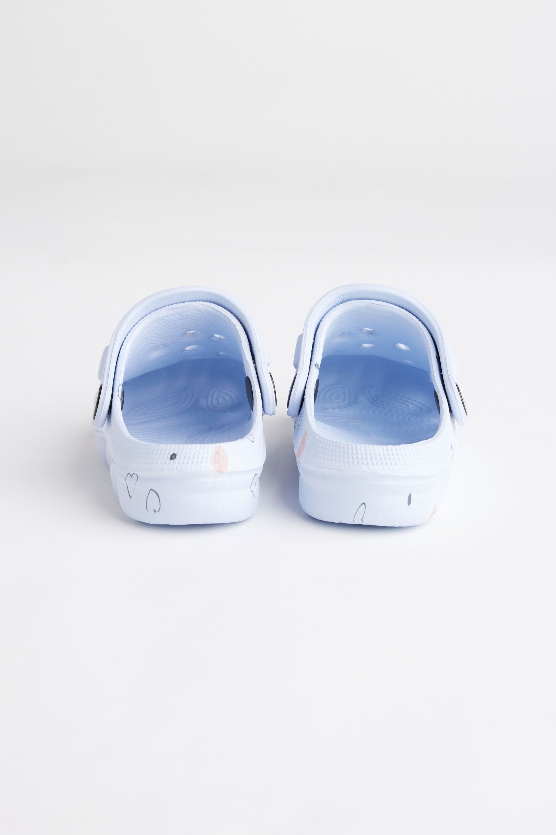 Mules perforées en Eva - Bébé fille && BLEU MULTI
