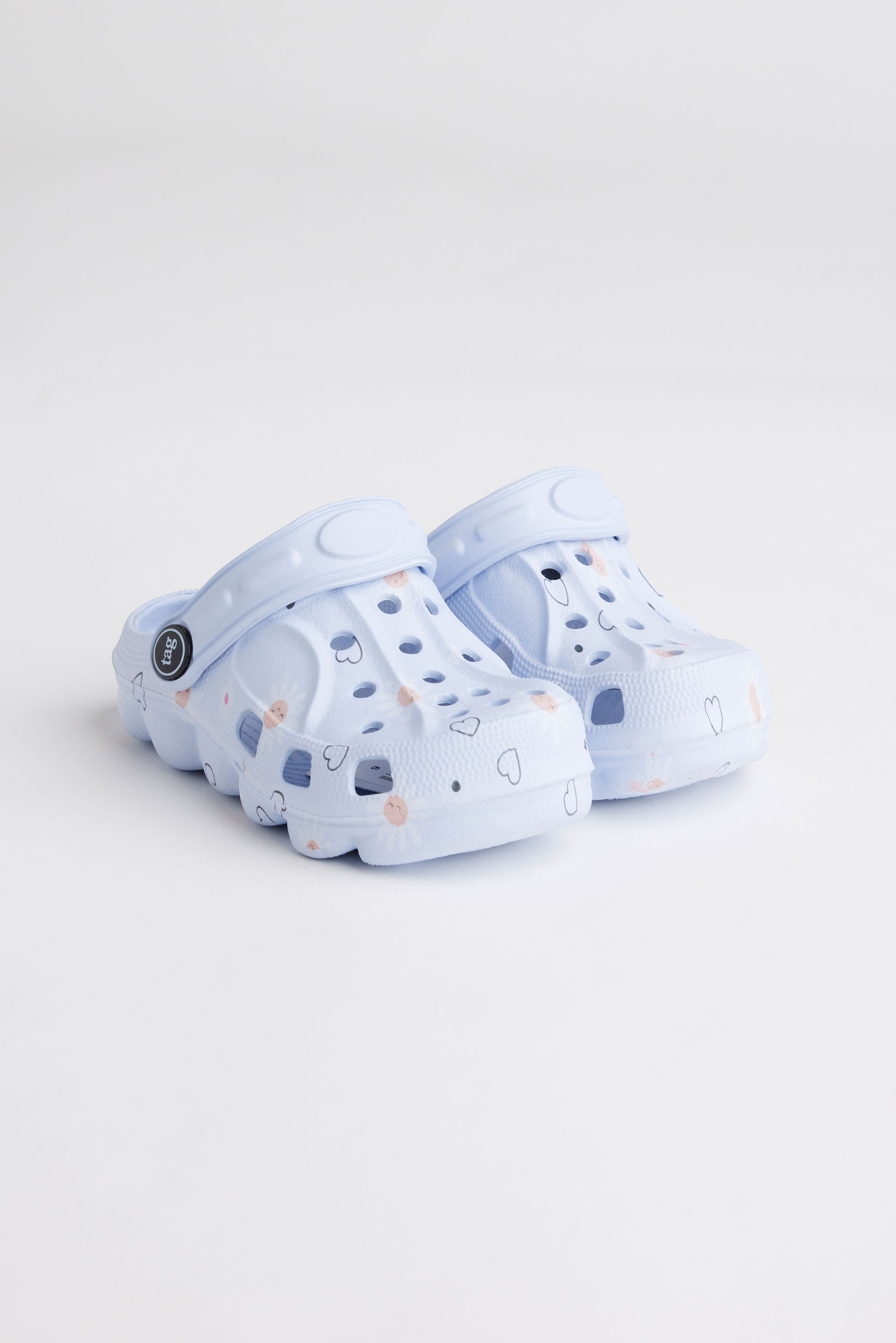 Mules perforées en Eva - Bébé fille && BLEU MULTI