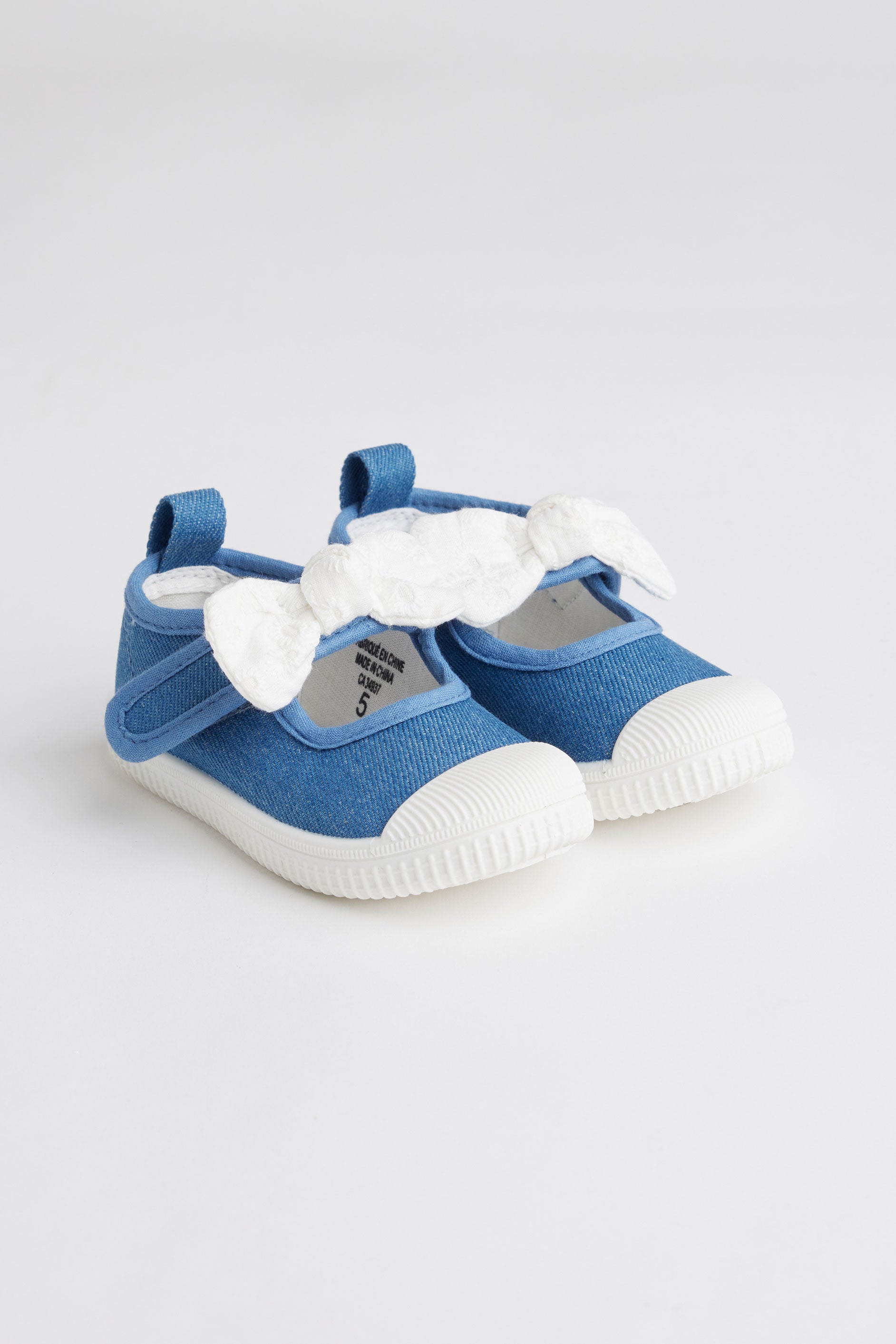 Chaussures en toile - Bébé fille && BLEU