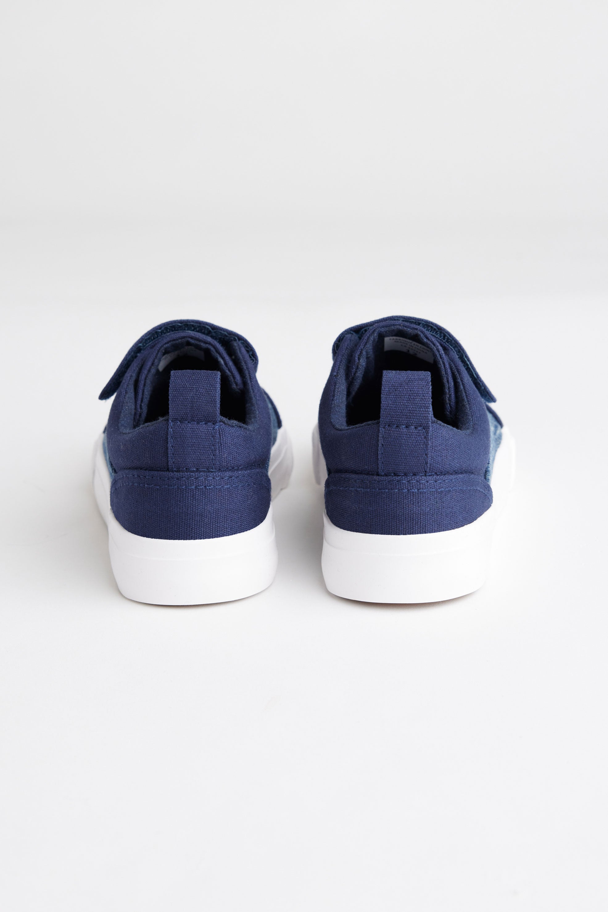 Souliers en canvas et denim - Enfant garçon && BLEU MARINE